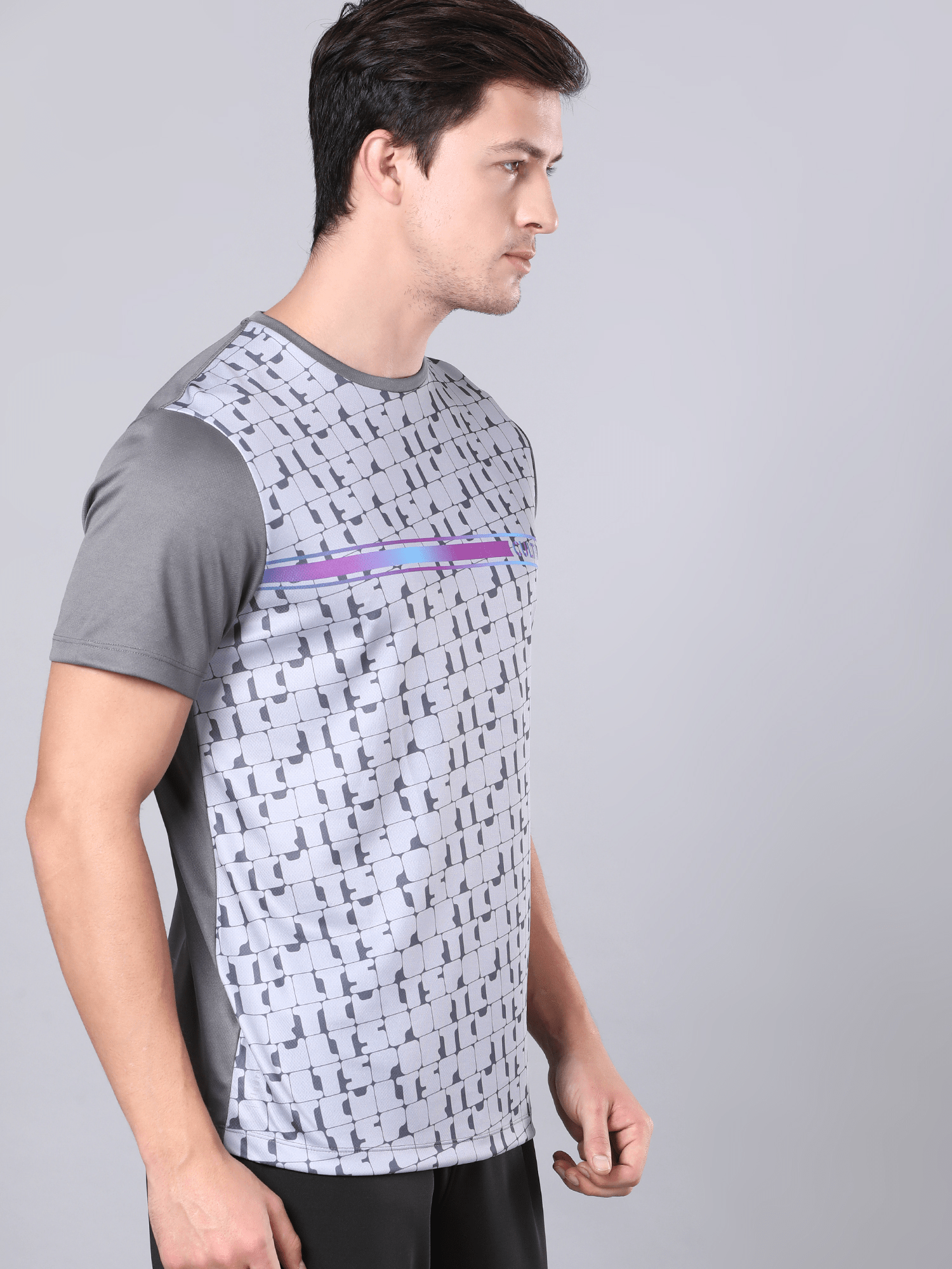 Dug Out Puzzle Grey Workout Tee