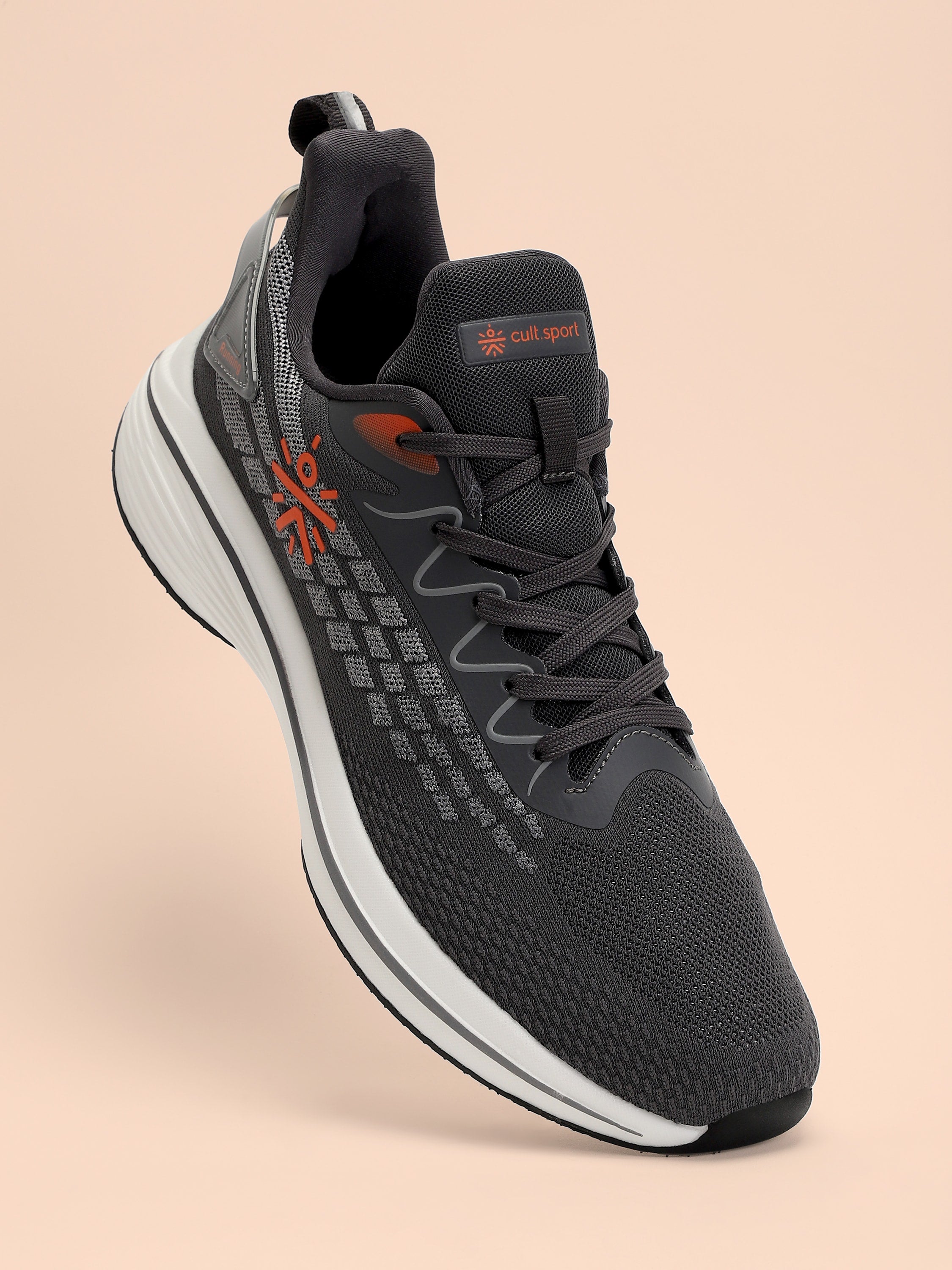 cult Active Men Running Shoes - Dark Grey