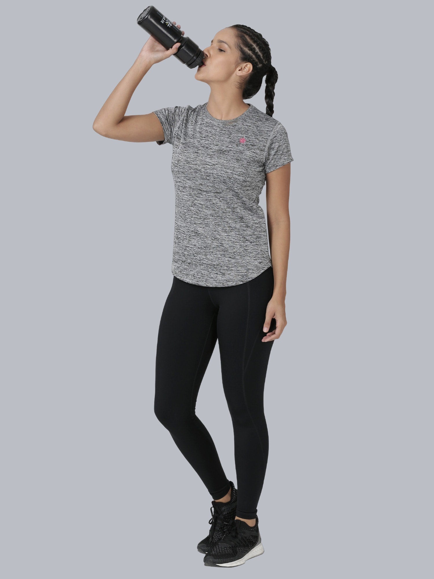 Vital Breeze Grey Gym Tee