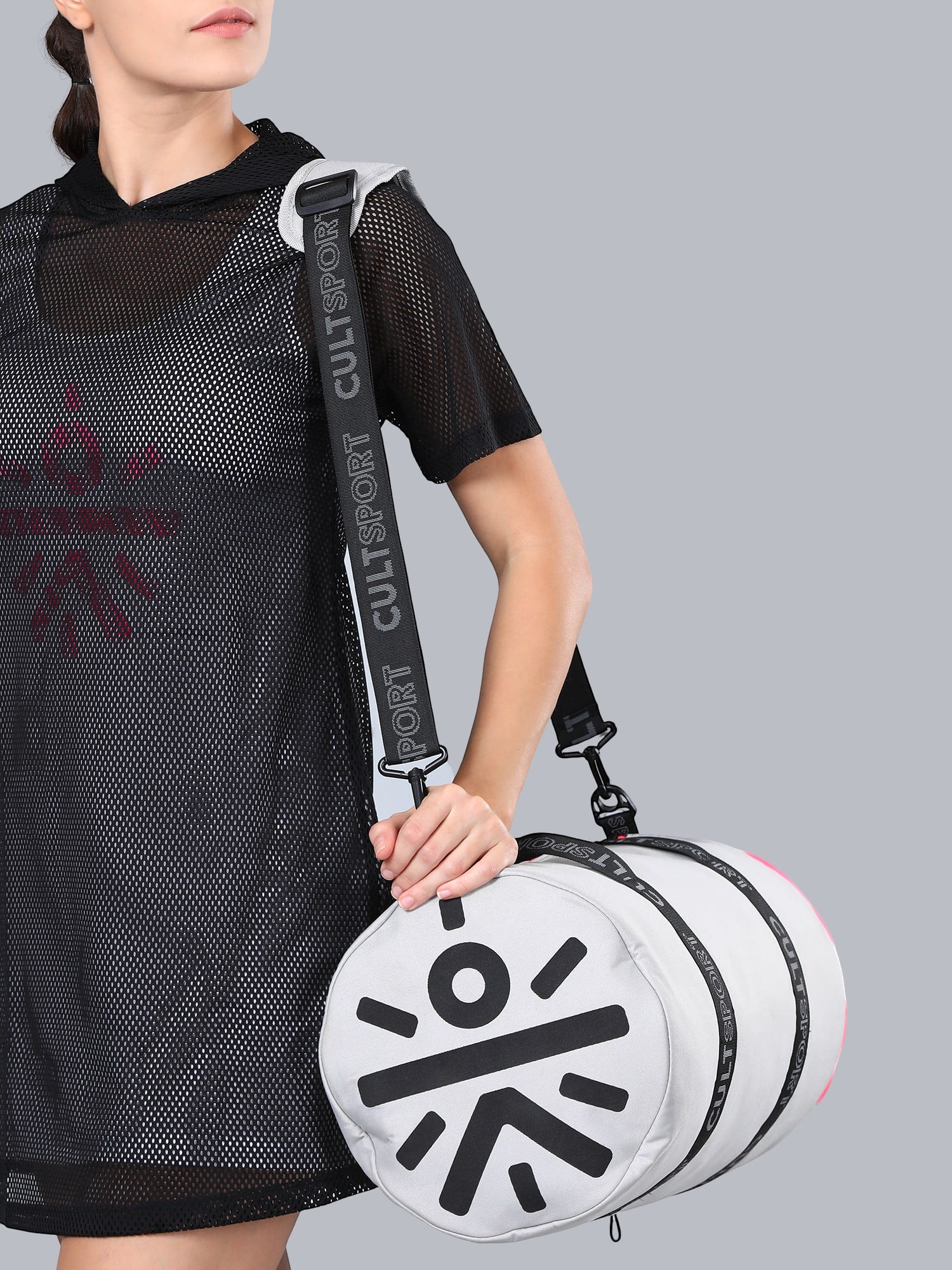 Signature Go-time Grey Duffel