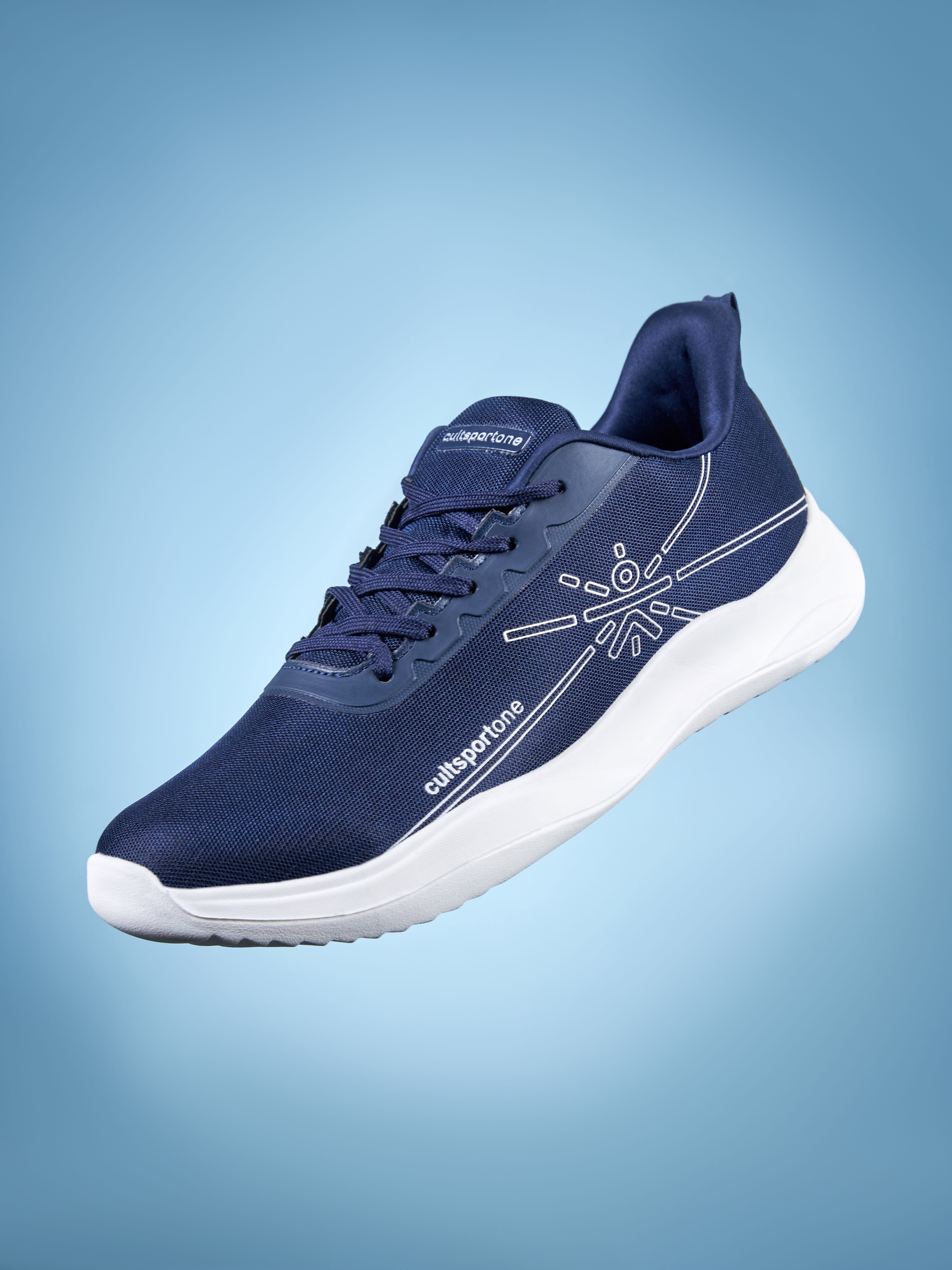 cult Rush Men Running Shoes - Navy