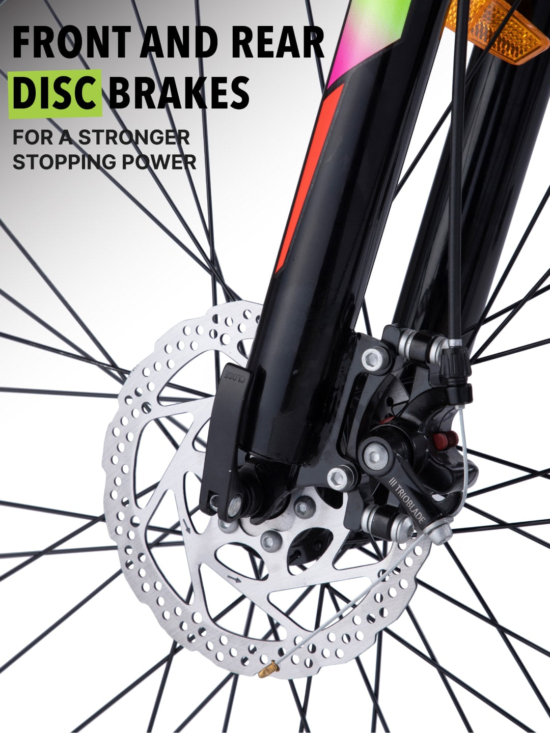 Dauntless26Red Steel Single Speed 26 inch Mountain Cycle, Front Suspension, Double Wall Rim and Dual Disc Brake