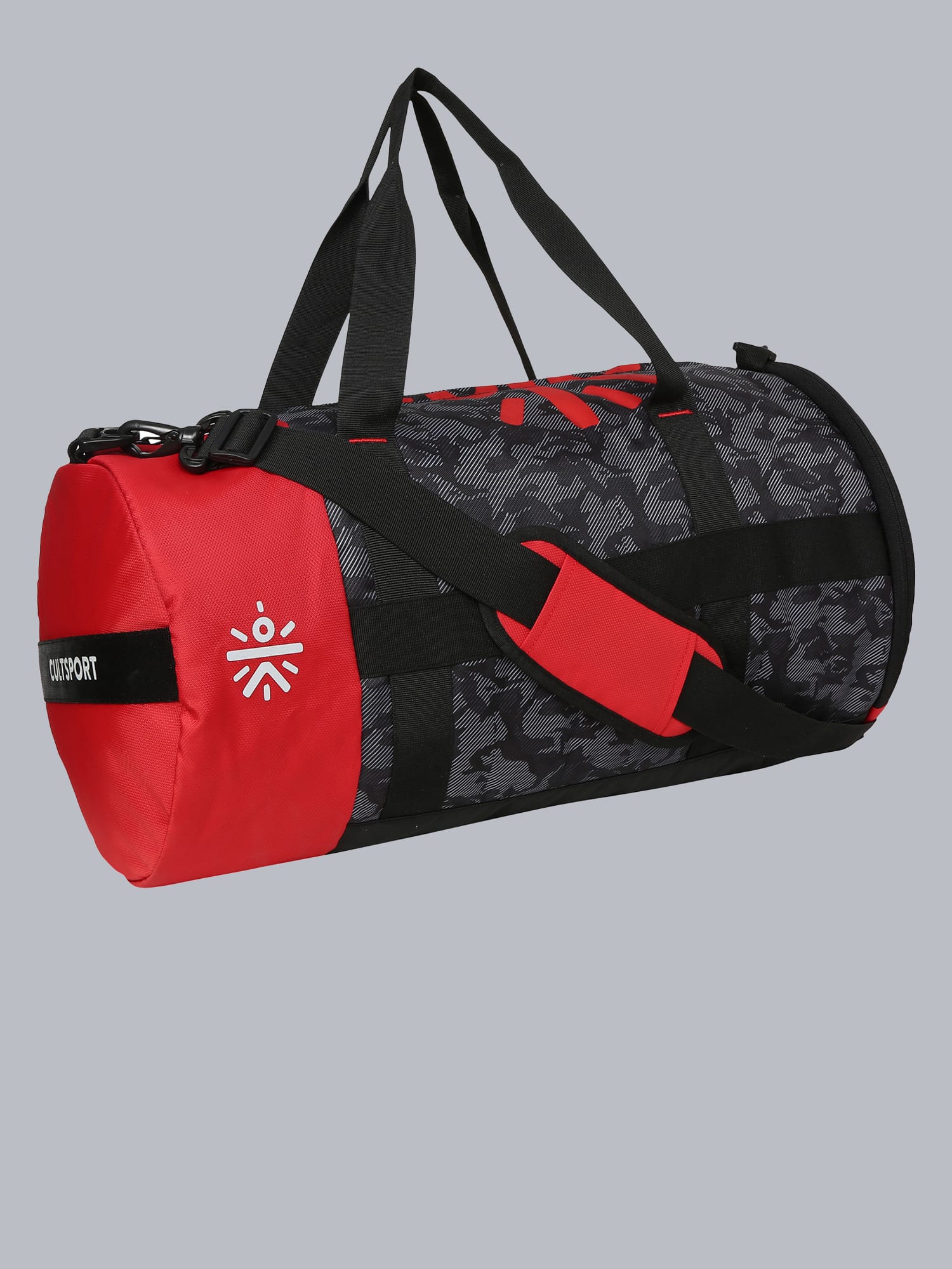 Signature Camouflage Black Duffel