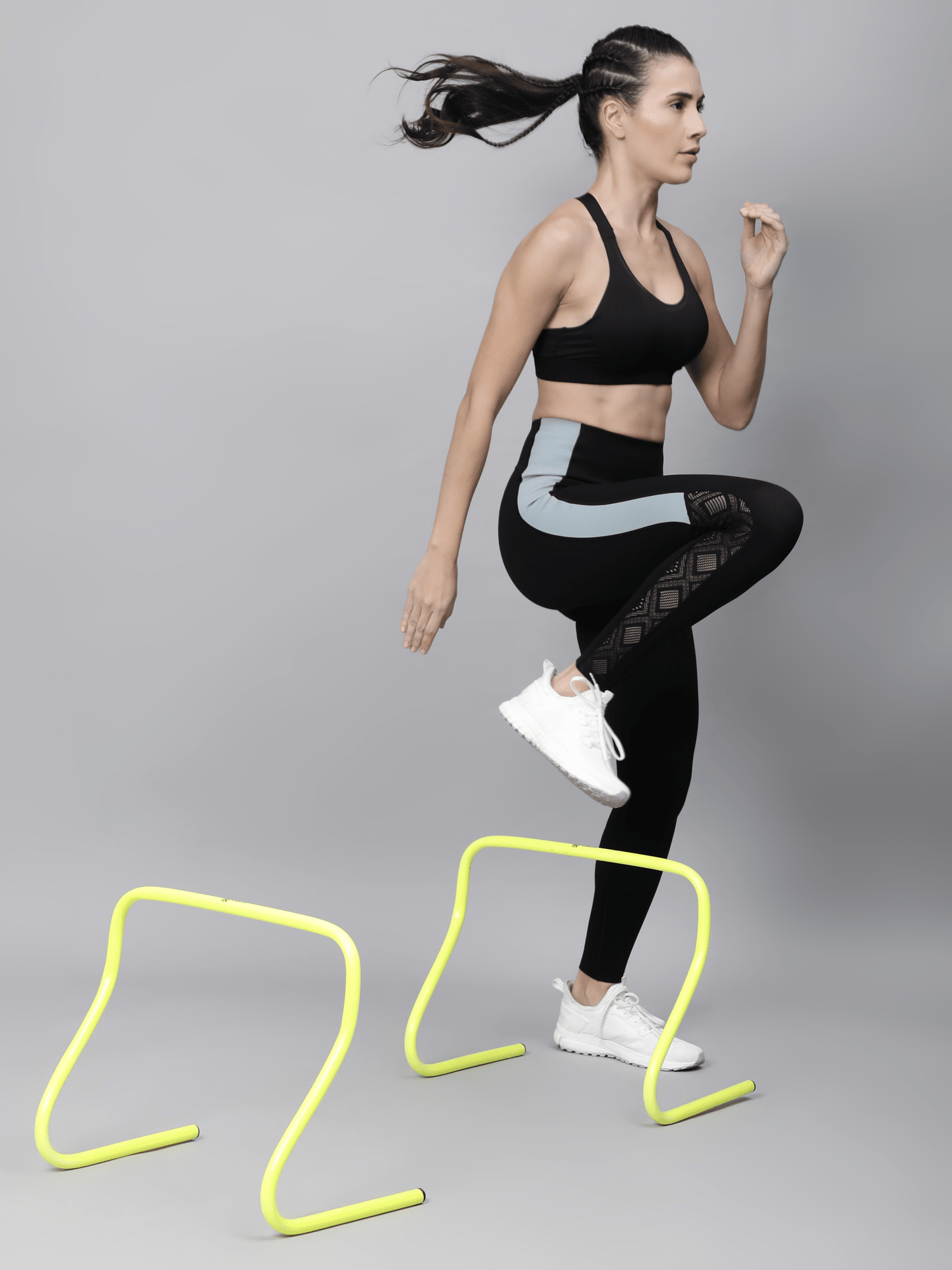 AbsoluteFit Uplift Black+Mint Workout Leggings
