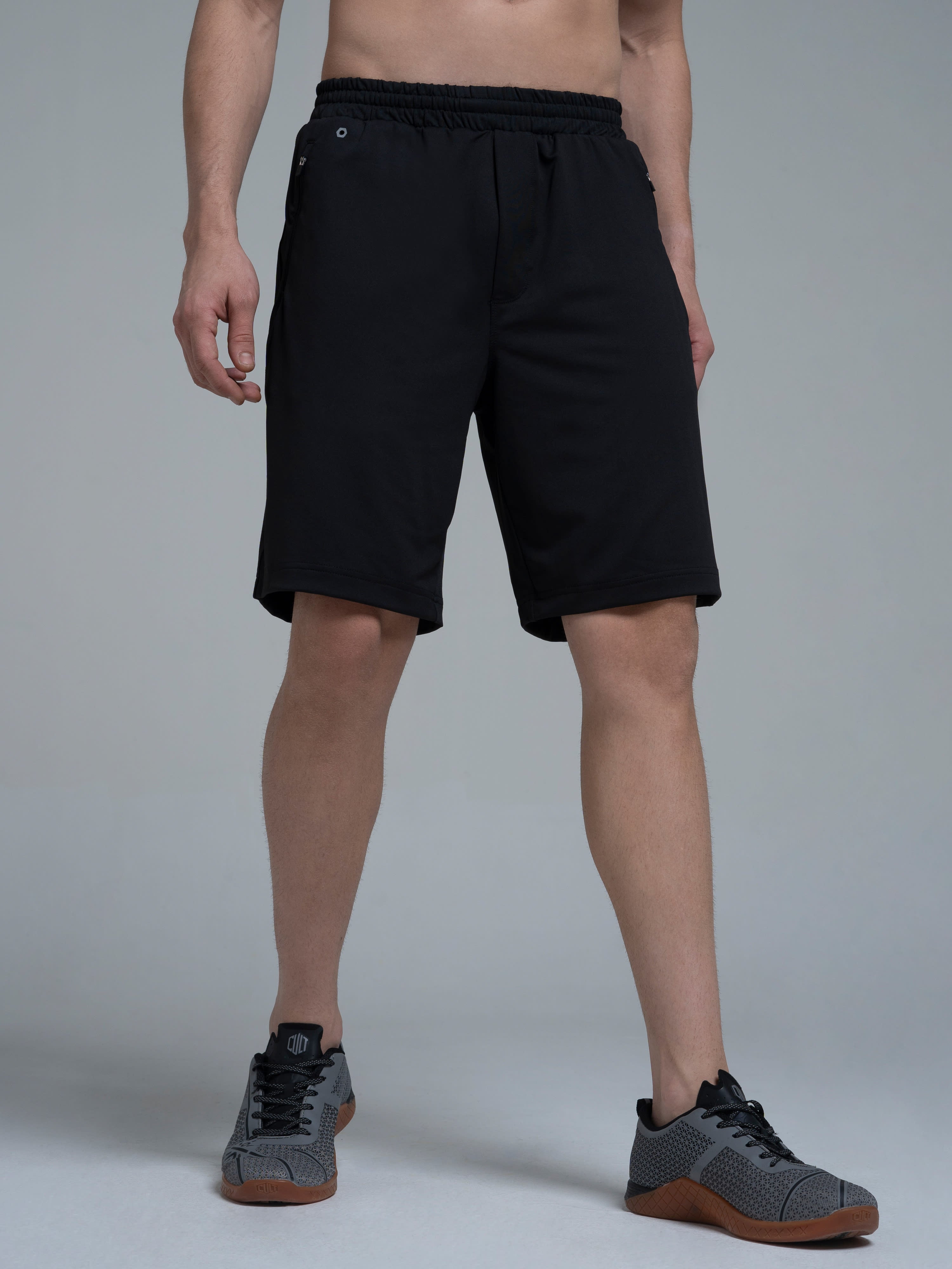 Blakout Signature Black Running Shorts