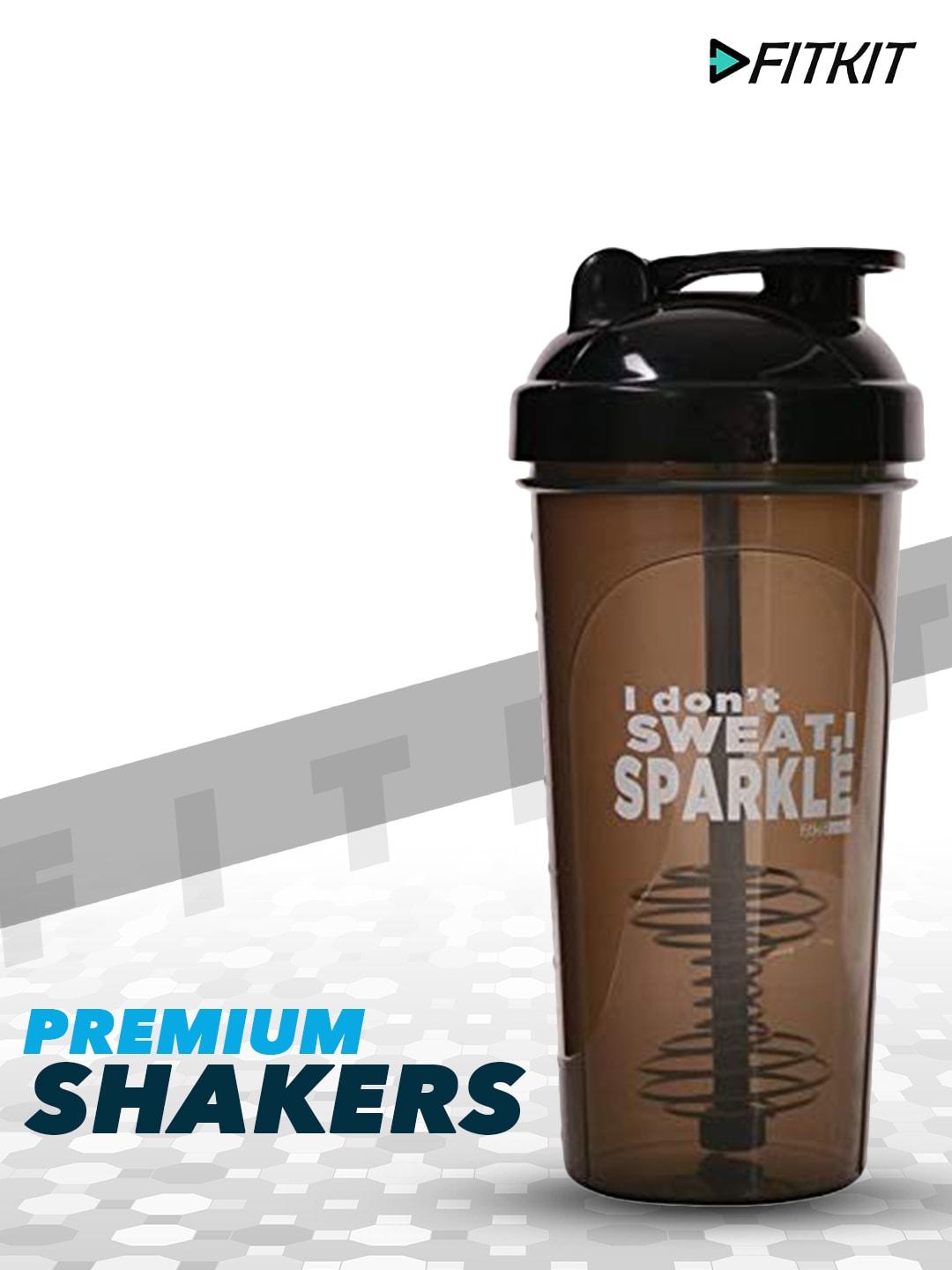 Classic Bottle Shaker 700ml(Grey/Black)