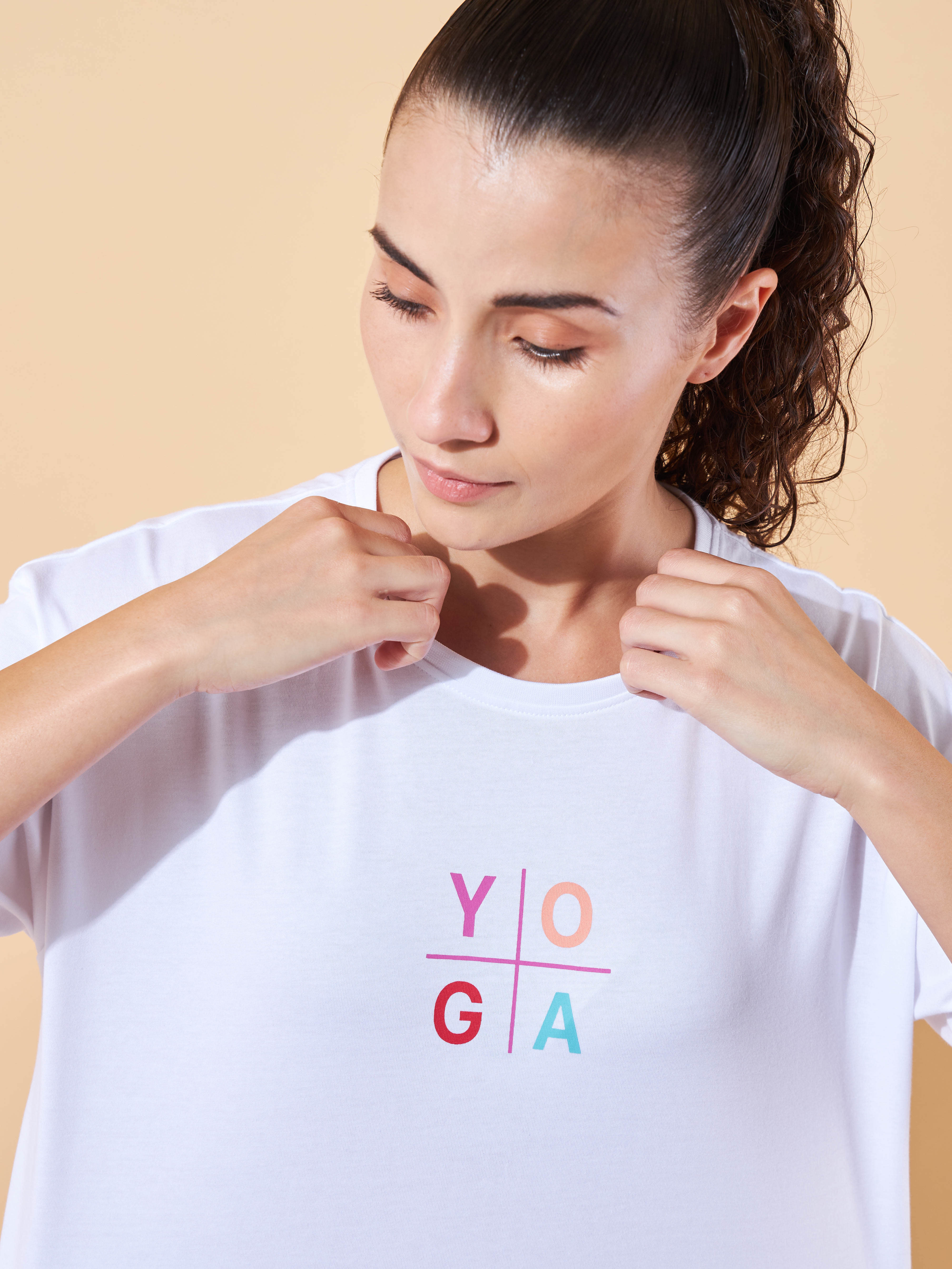Yoga Cotton Boxy Graphic T-shirt