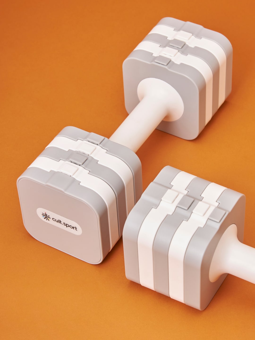 Cultsport Derby, Pack of 2 Adjustable Dumbbell for Strength Workout at Home (Grey), 6 Months Warranty