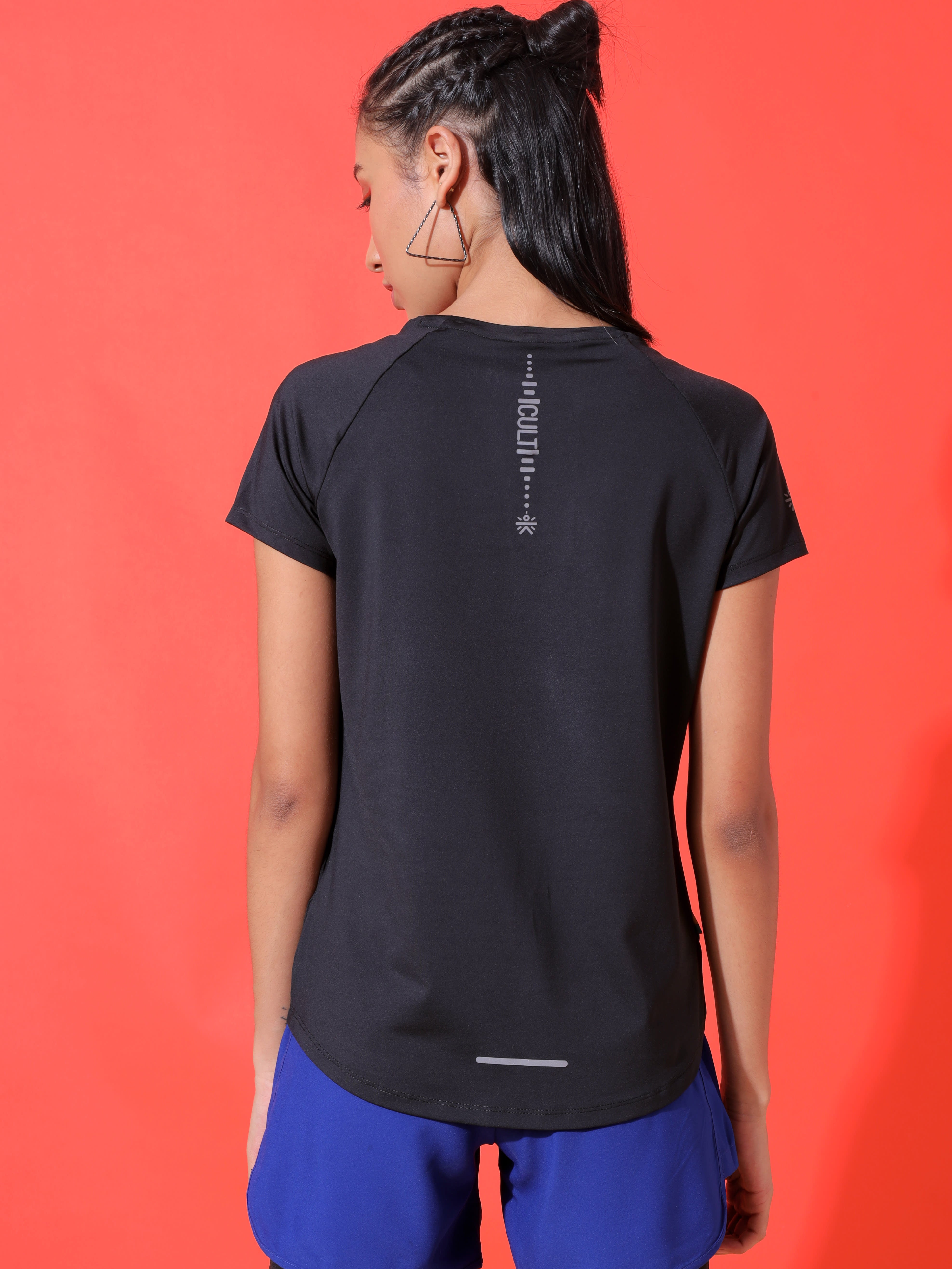 Graphic Print Workout T-shirt