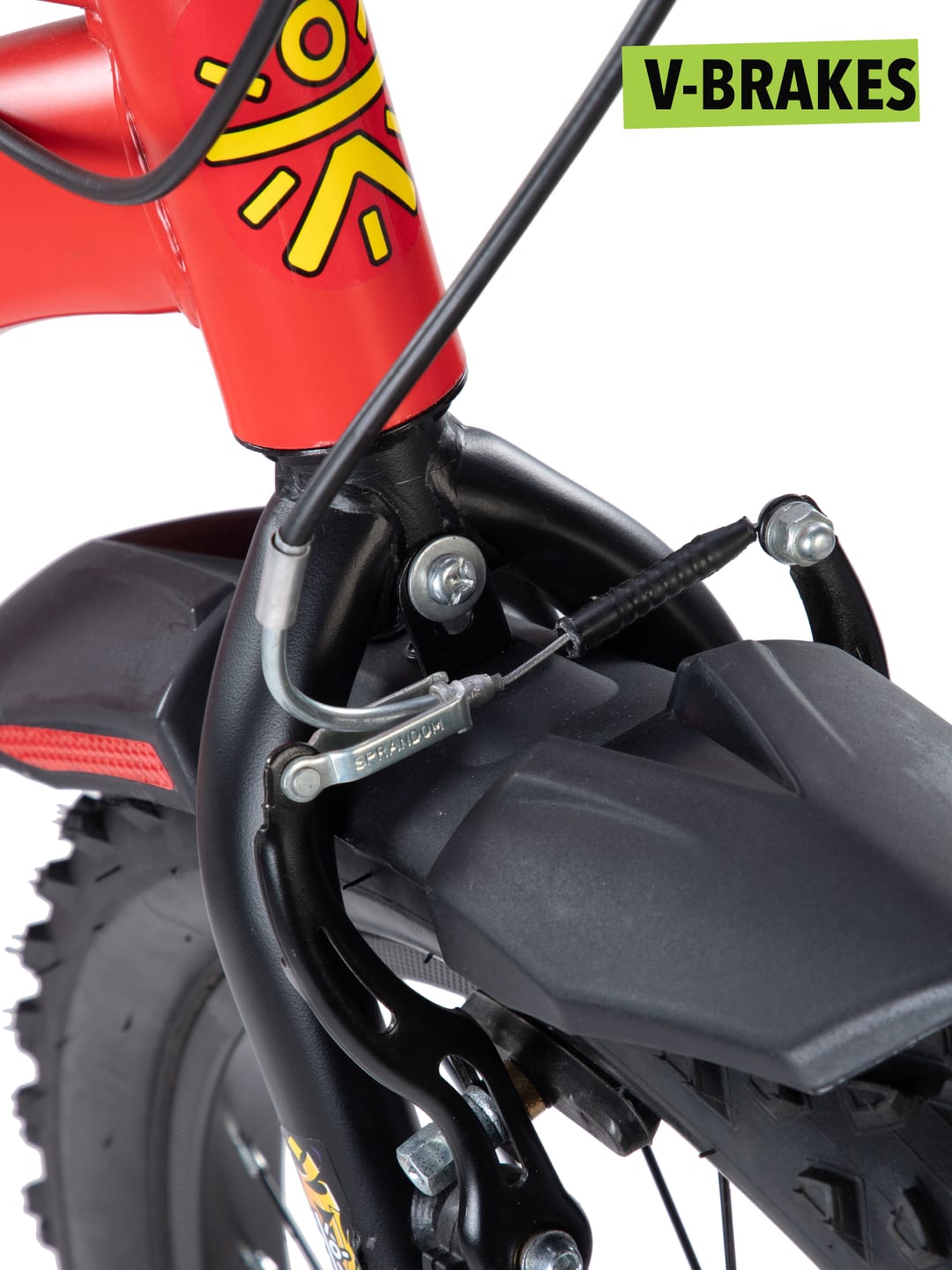 STUDPRO27.5TRED Steel Single Speed 27.5 inch Mountain Cycle with Single Wall Rim and Rigid Fork