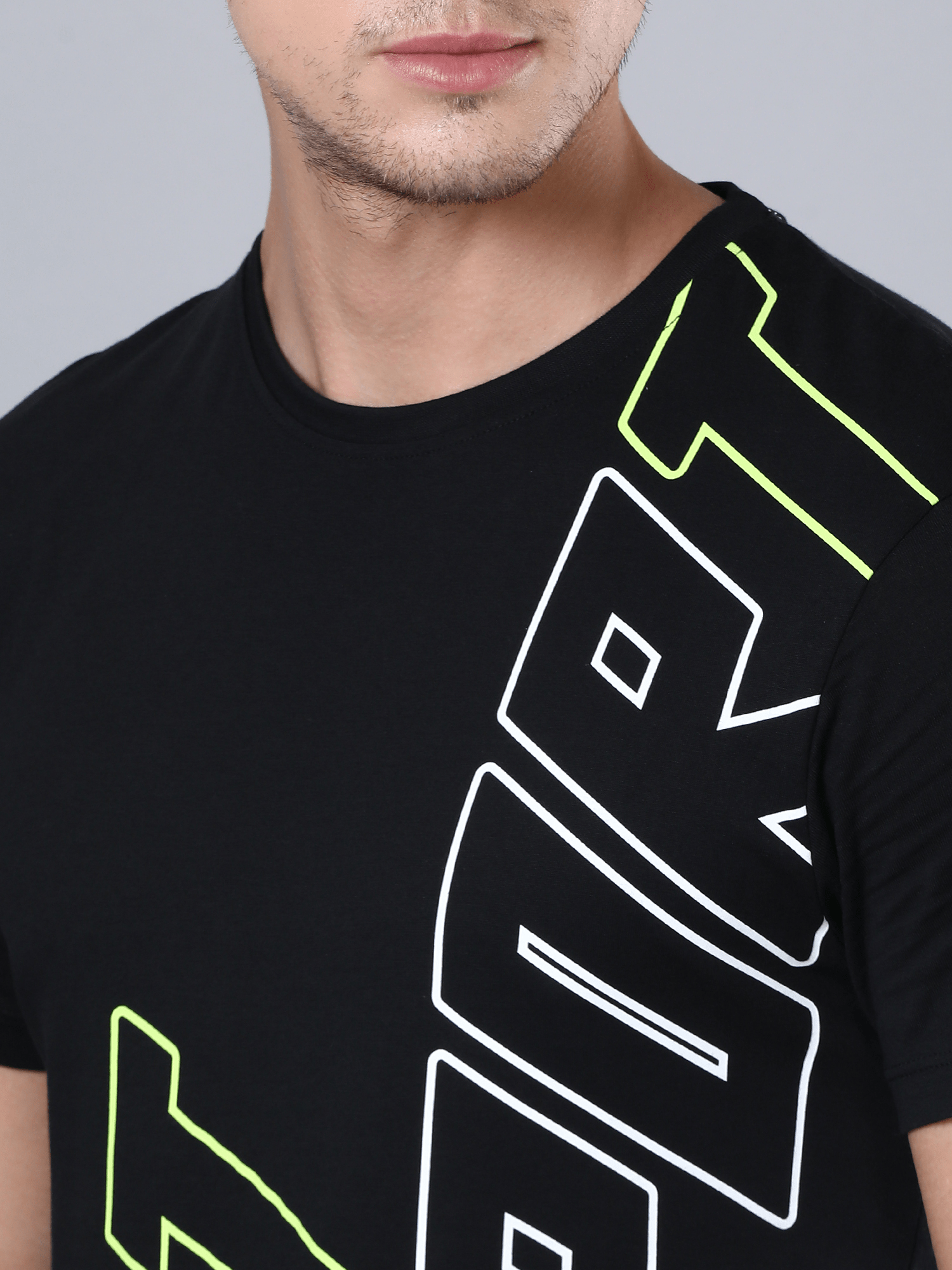 Everydays Mark Black Cotton Tee