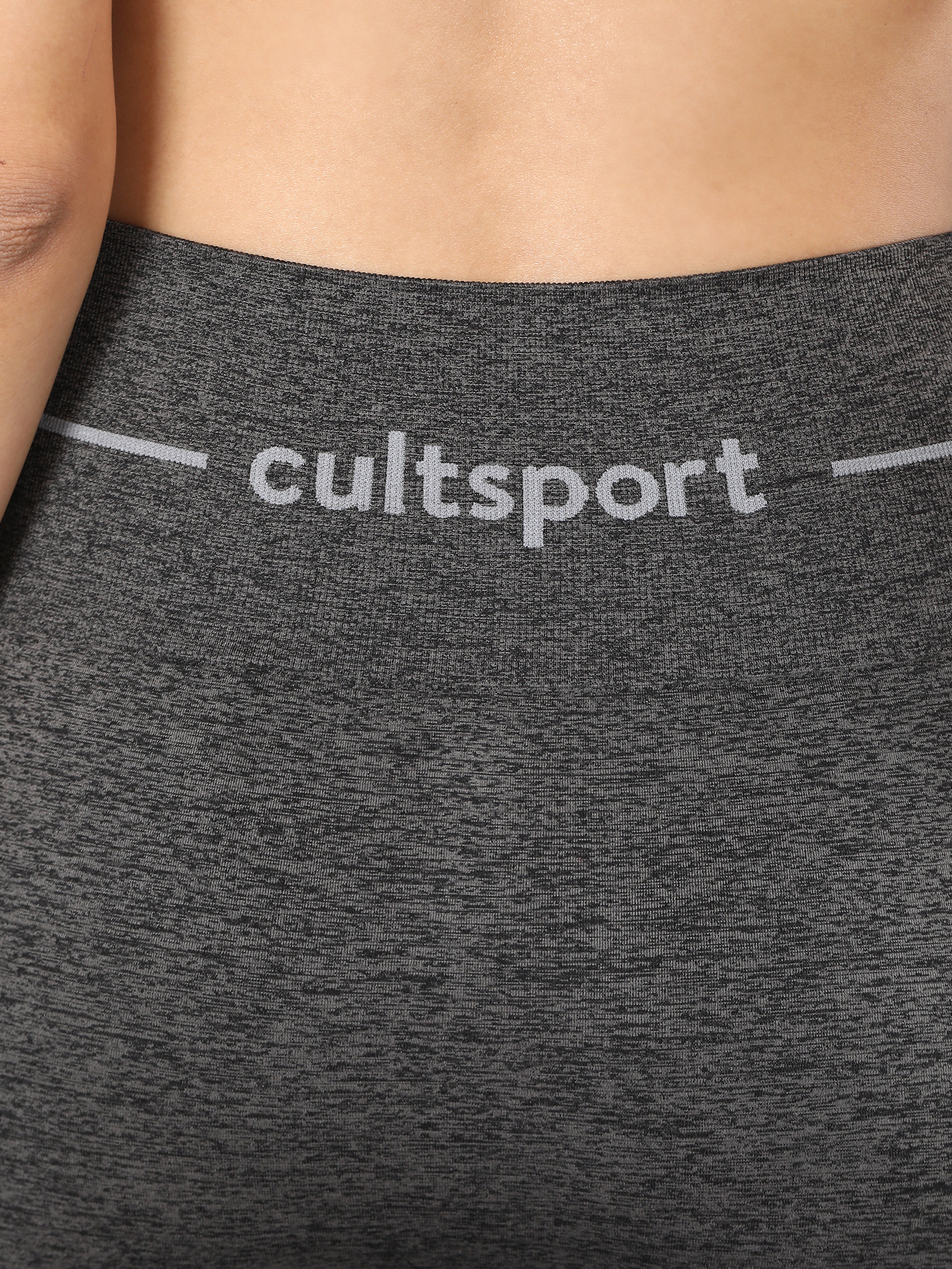 Yogini Flow Dark Grey Seamless Leggings