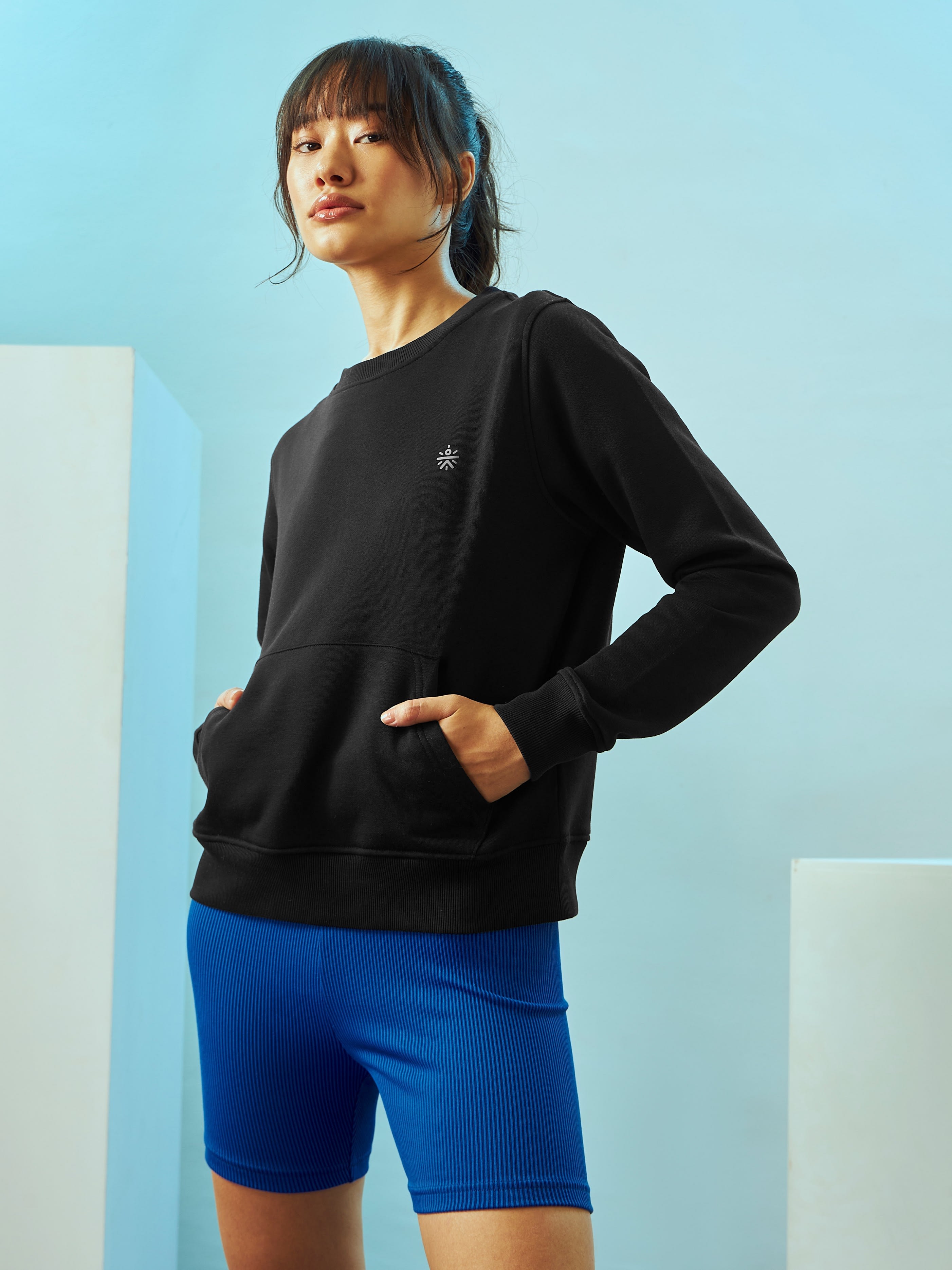 Sweatshirt with Kangaroo Pocket