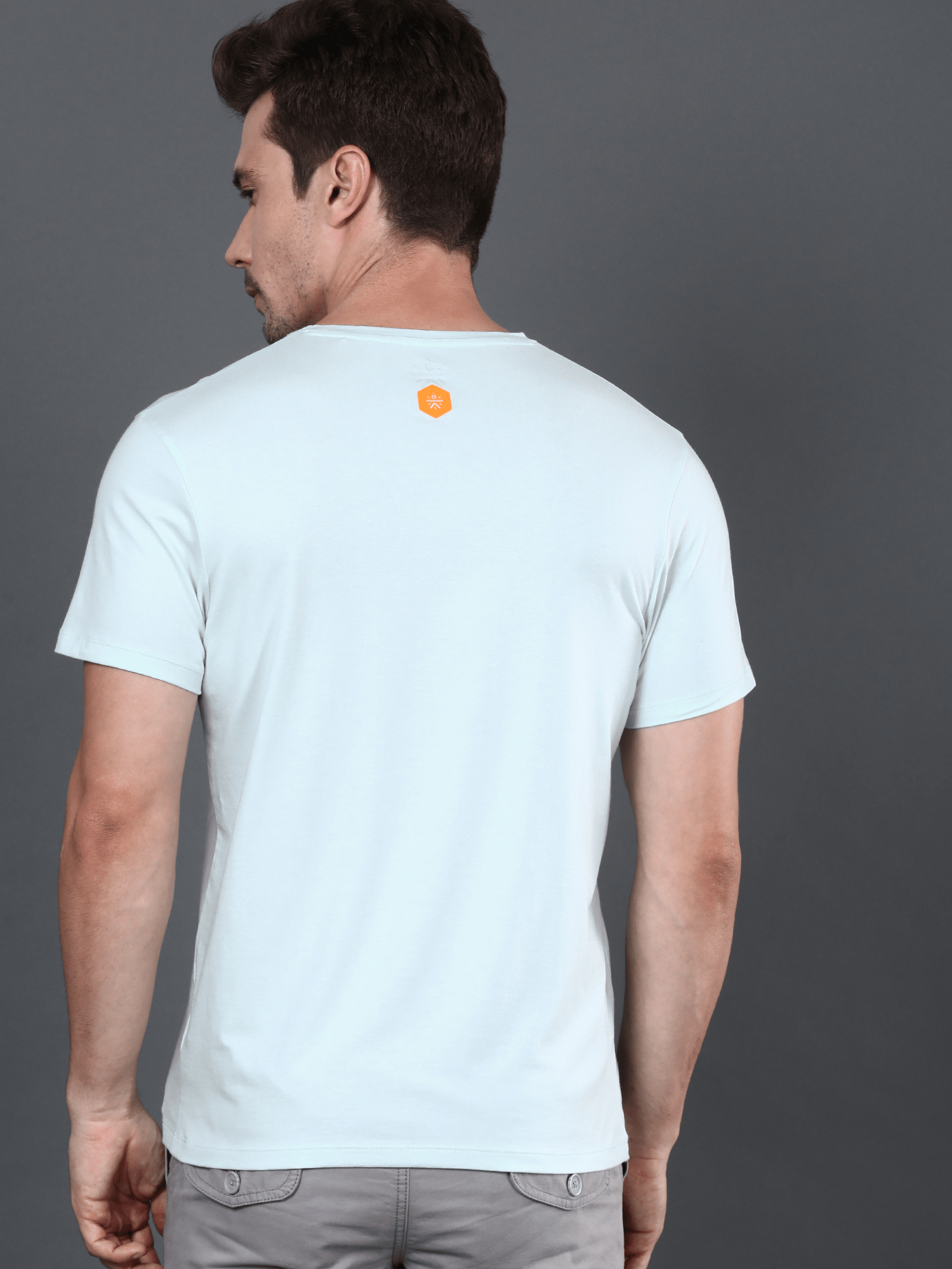 Bamboo Crisp Blue Casual Tee