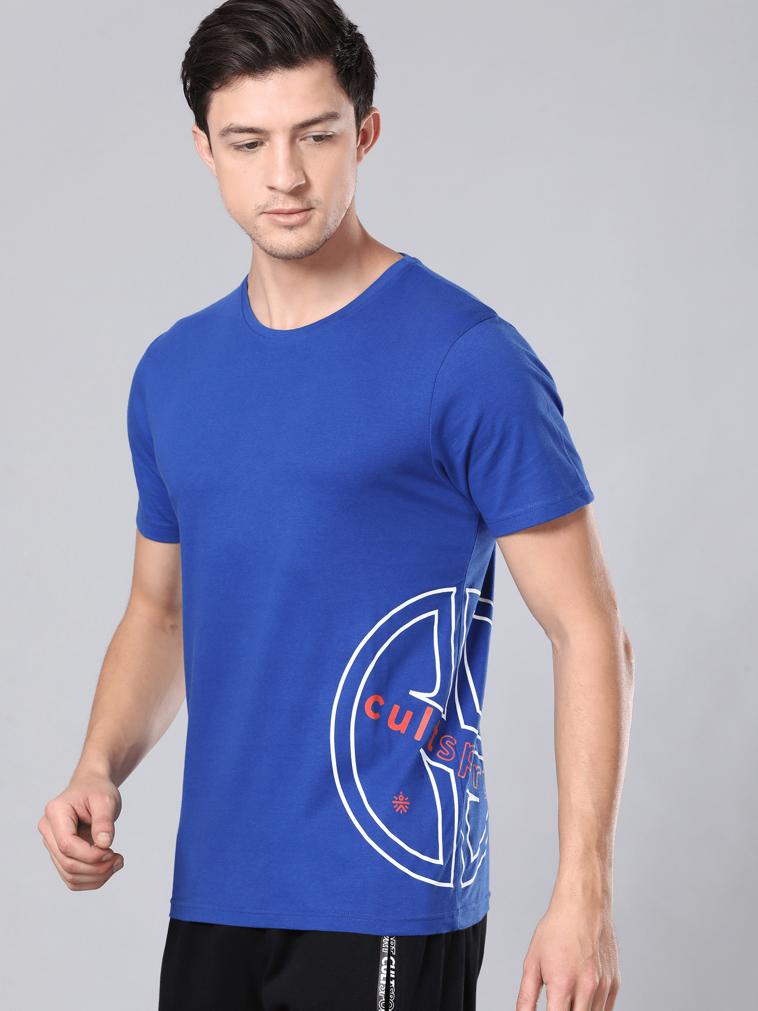 Everydays Zone Blue Cotton Tee
