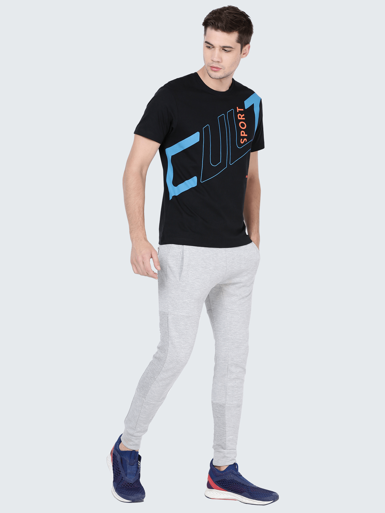 Everydays Link Black Cotton Tee