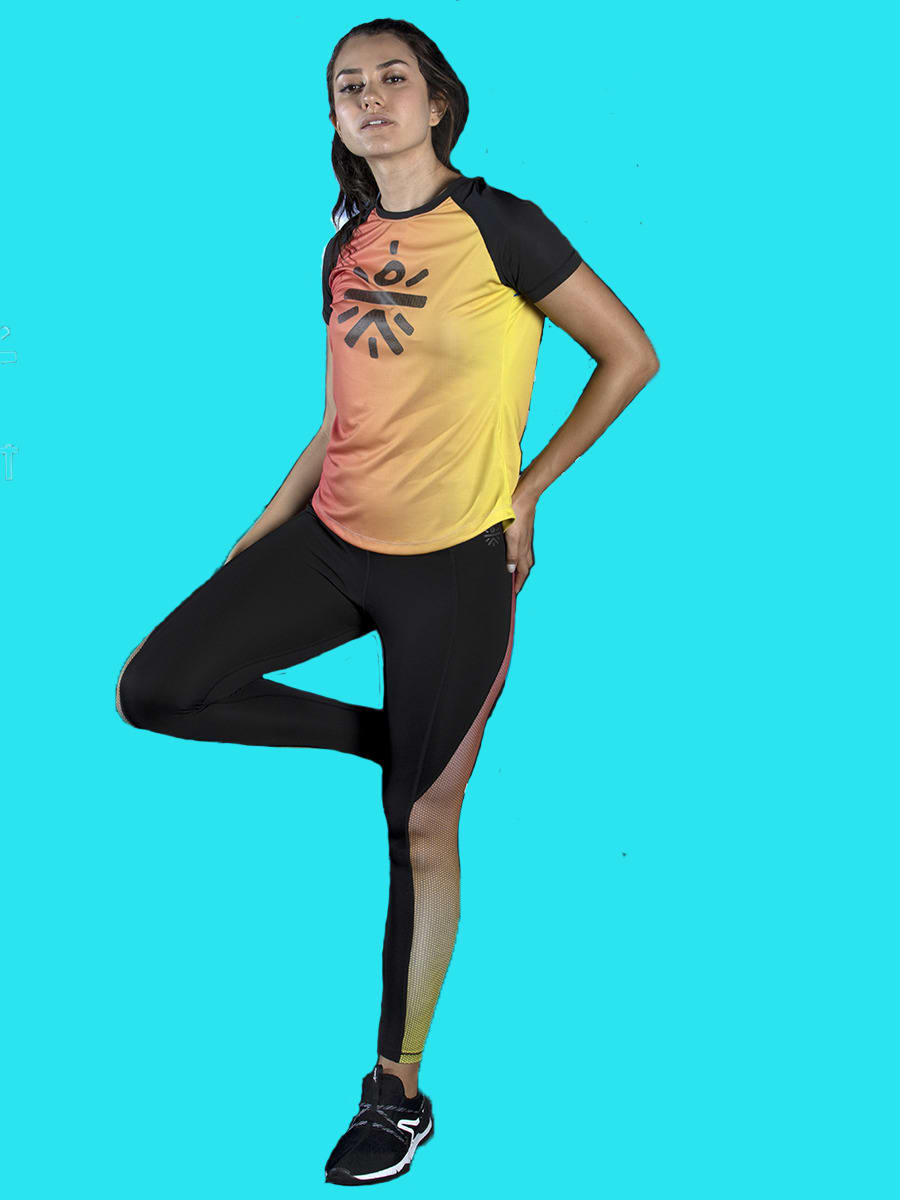 Women Signature Yellow Ombre Tee