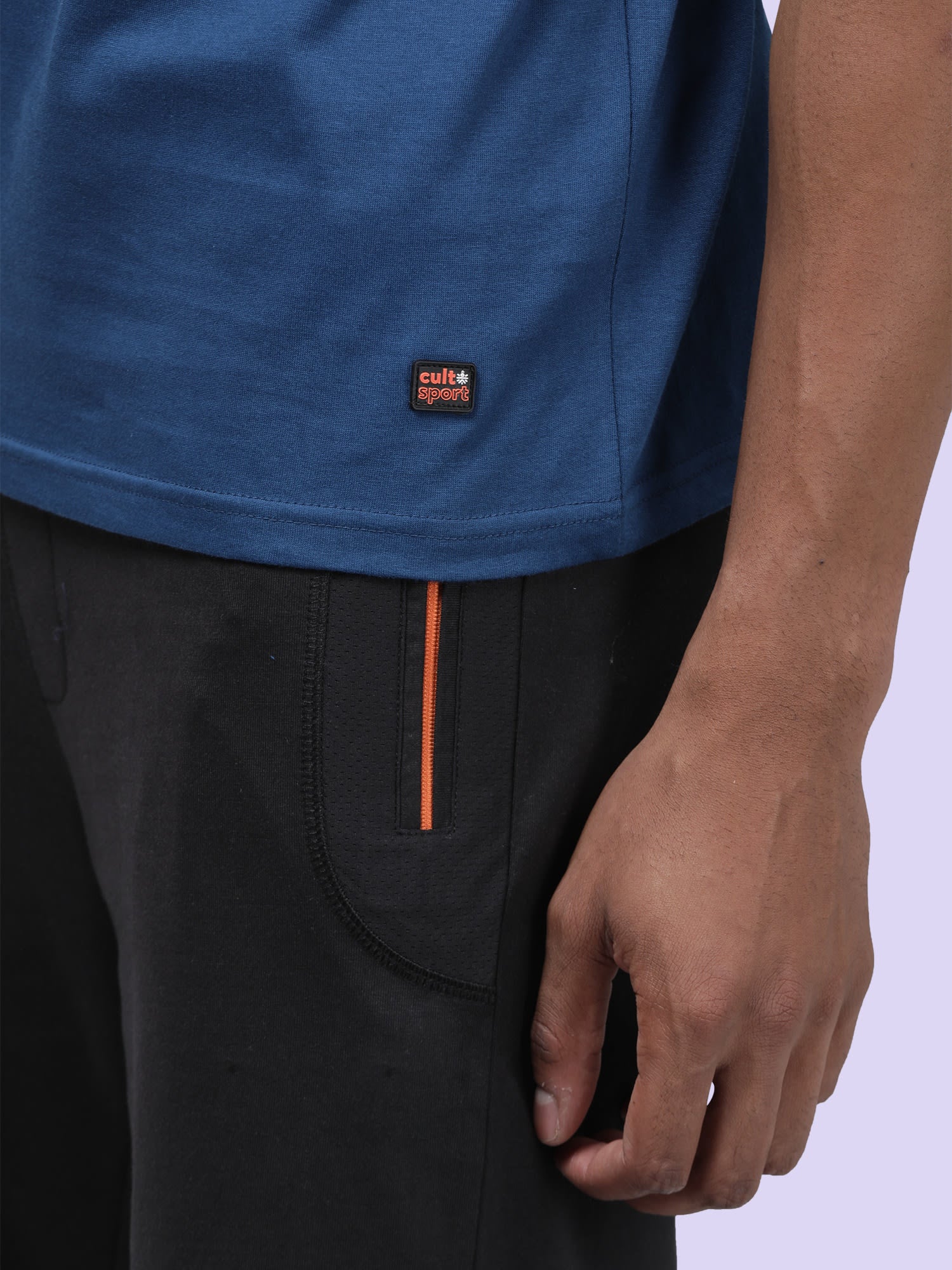 Everydays Ease Teal Blue Cotton Tee