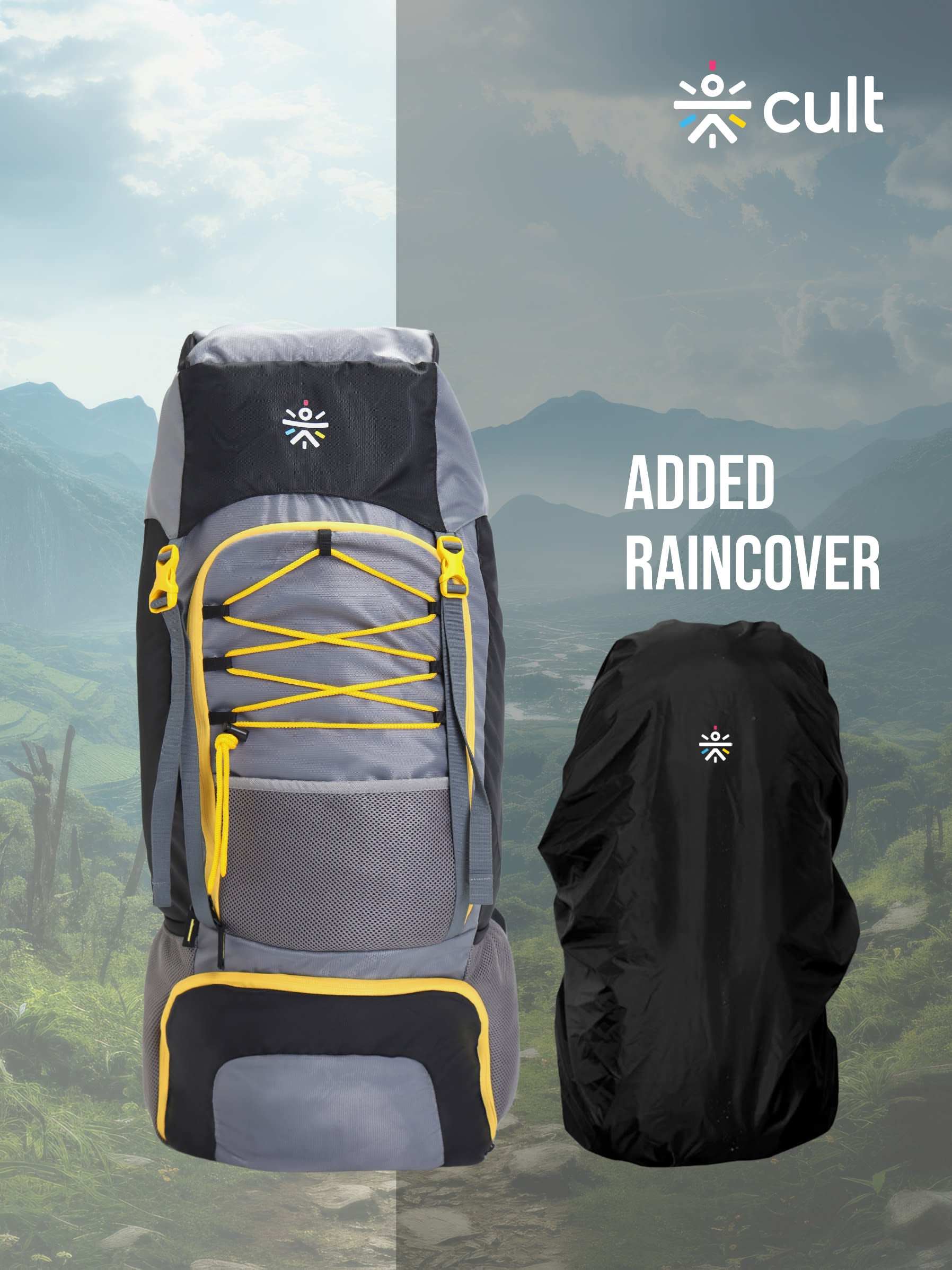 Travel Rucksack 75 L Black