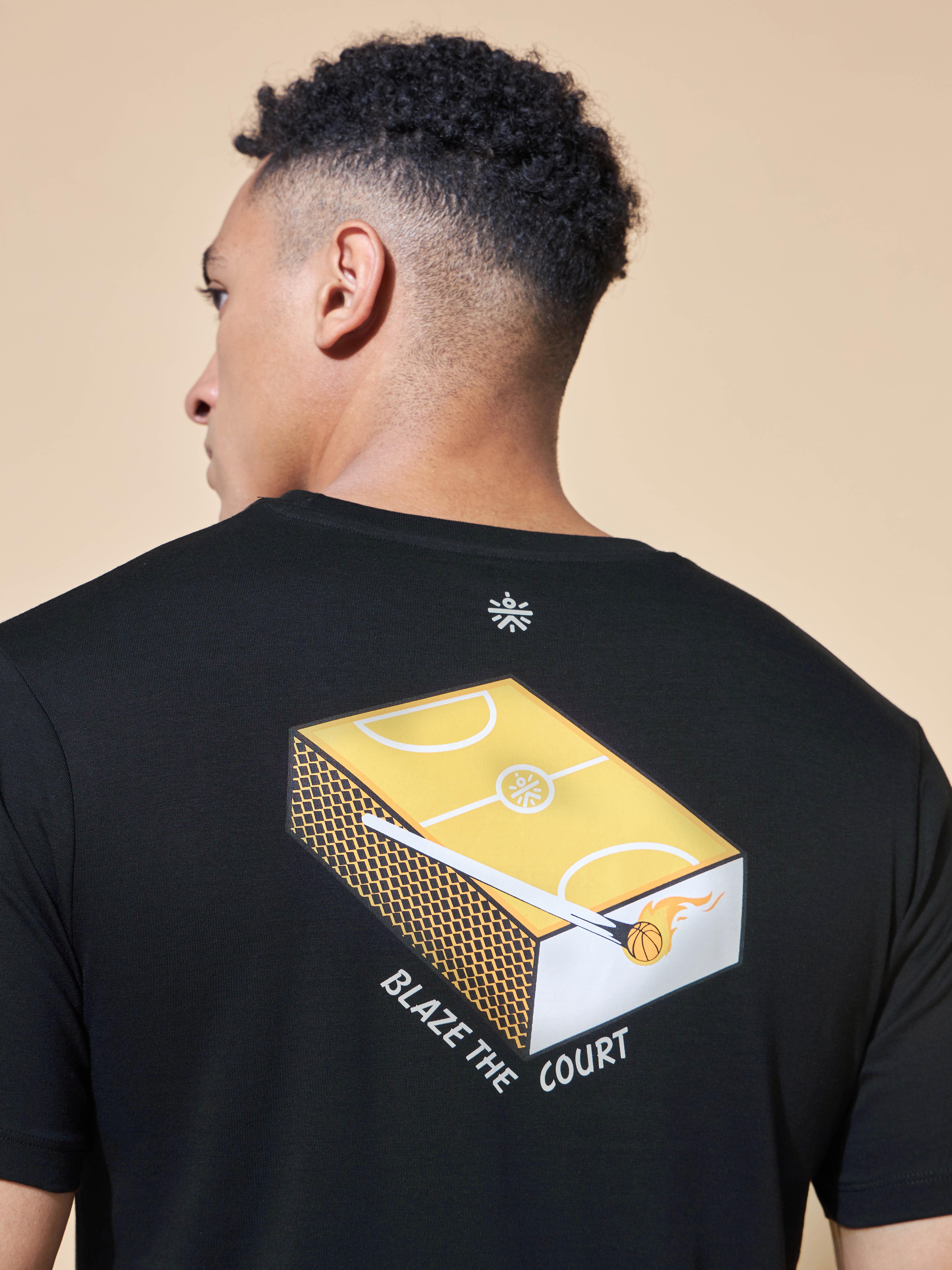 Blaze The Court Print T-shirt