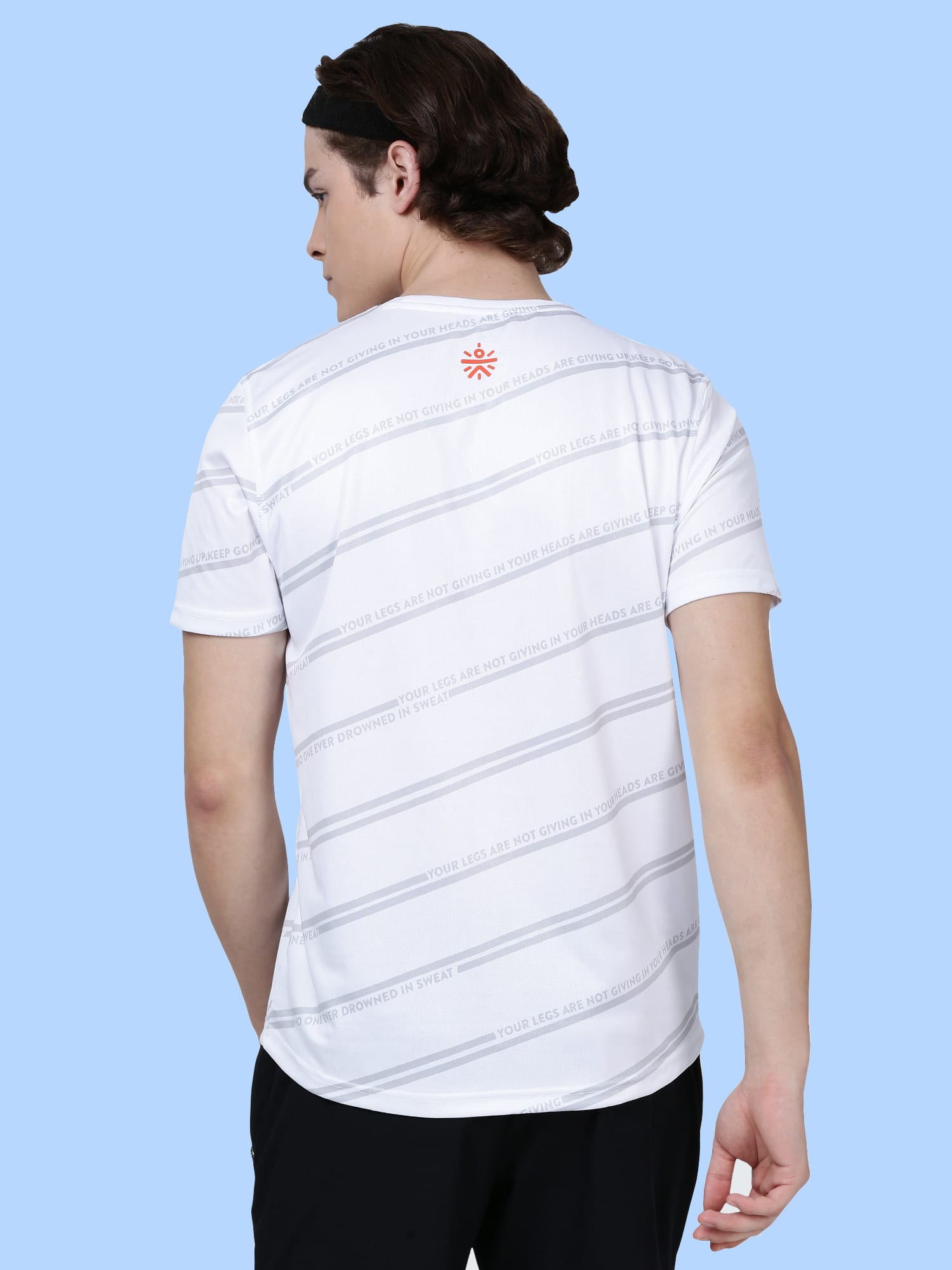 Code Talk White Gym Tee