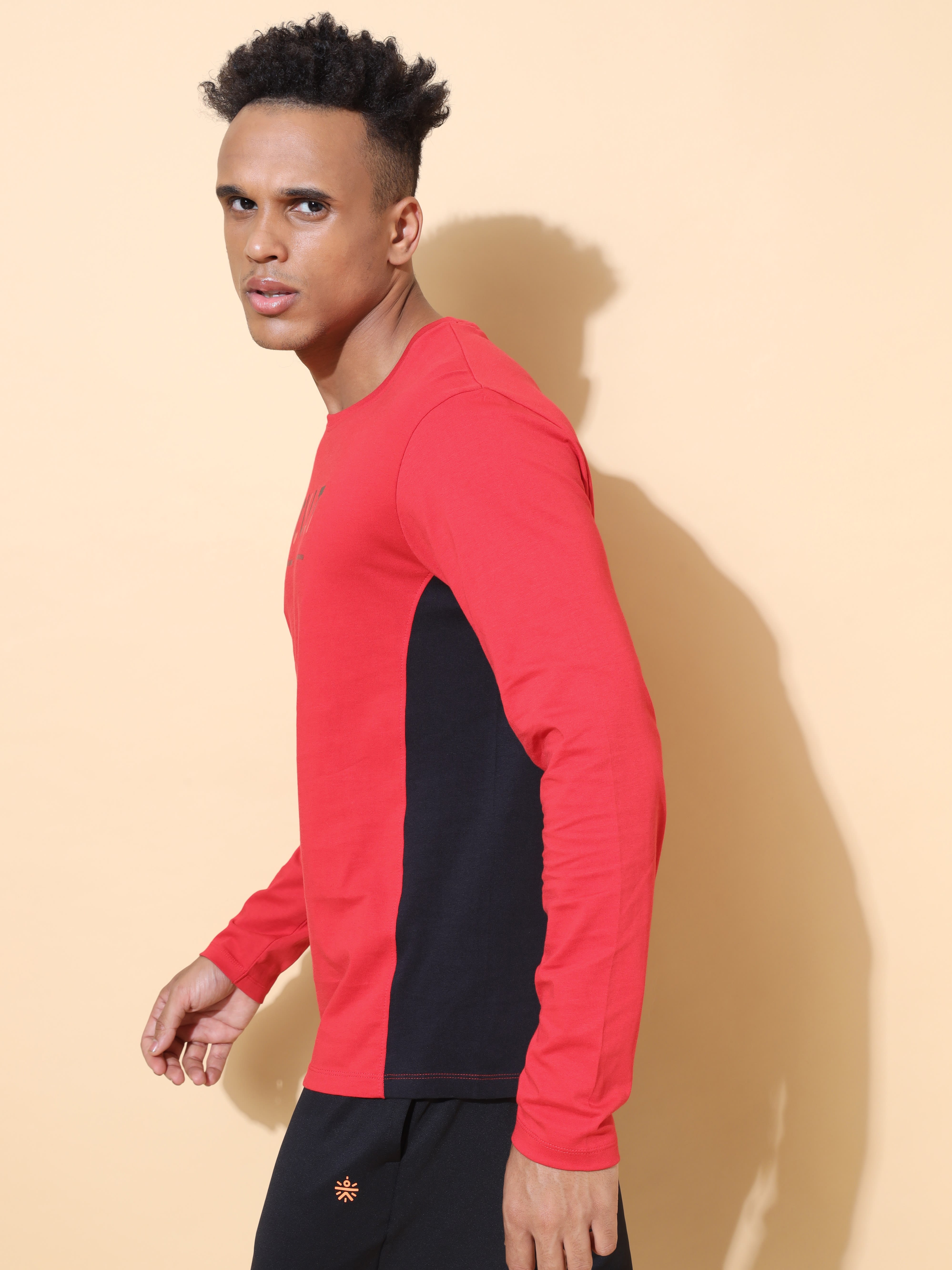 Panelled Performance T-shirt with Graphic