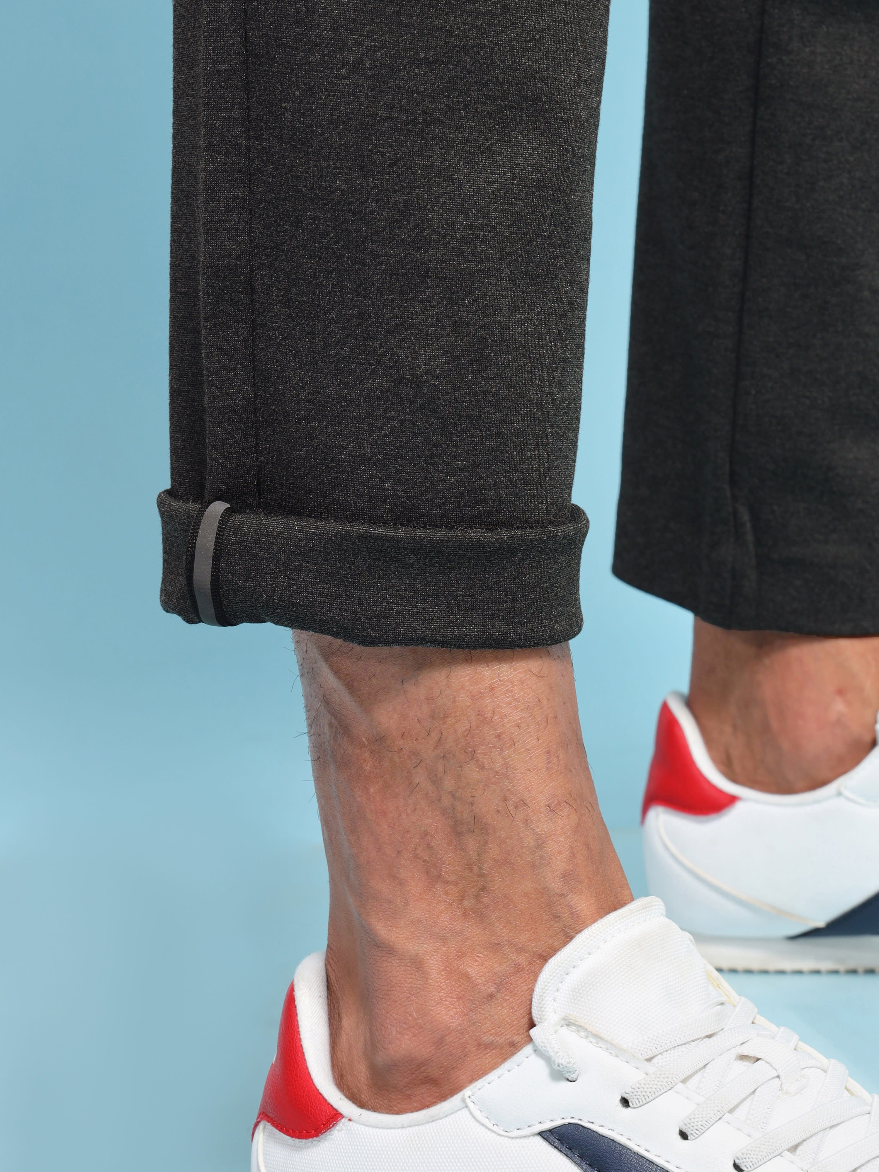 Textured 4 Way Stretch Pants with Reflective Detail