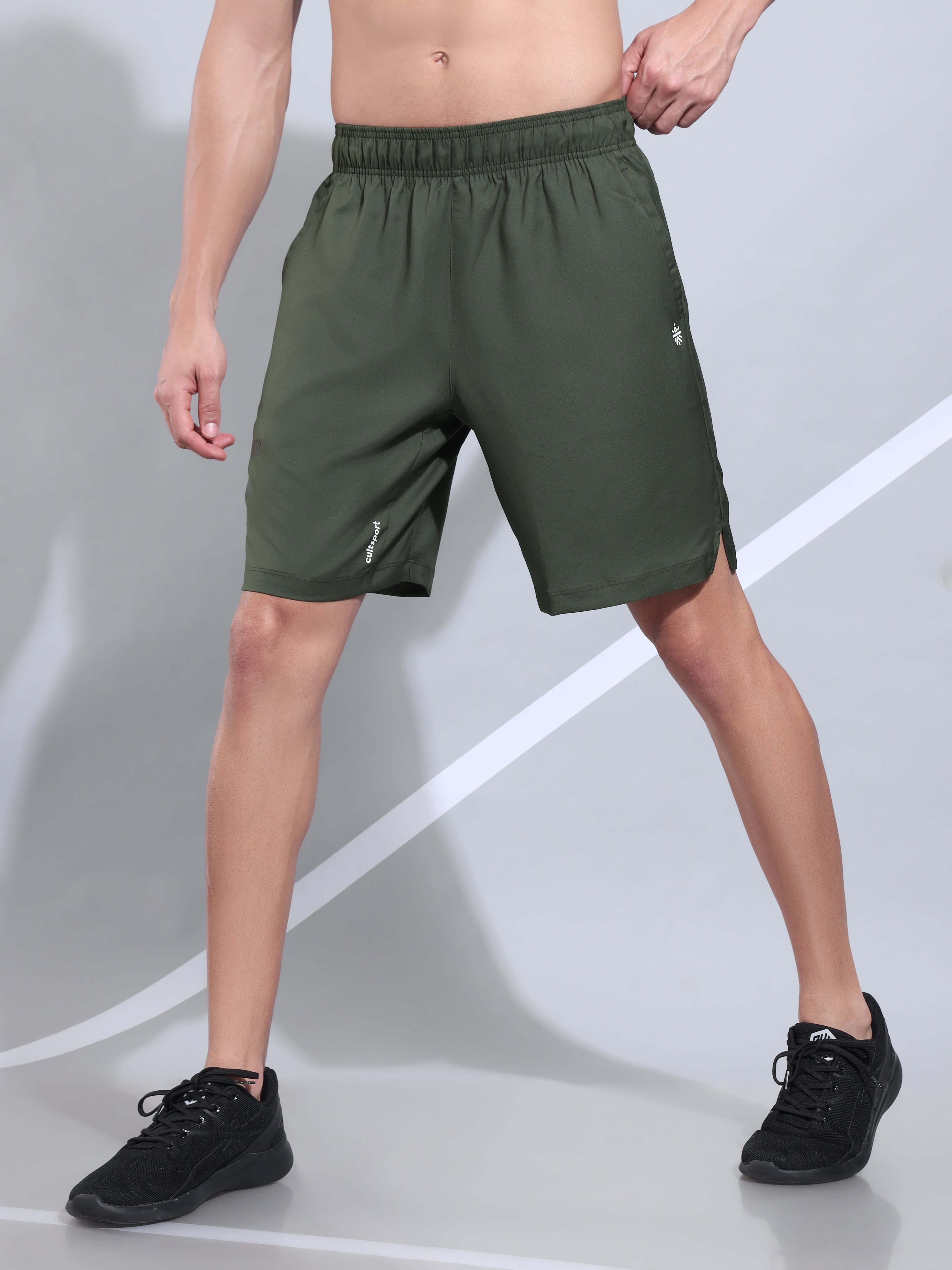 Performance Shorts with Tonal Graphic