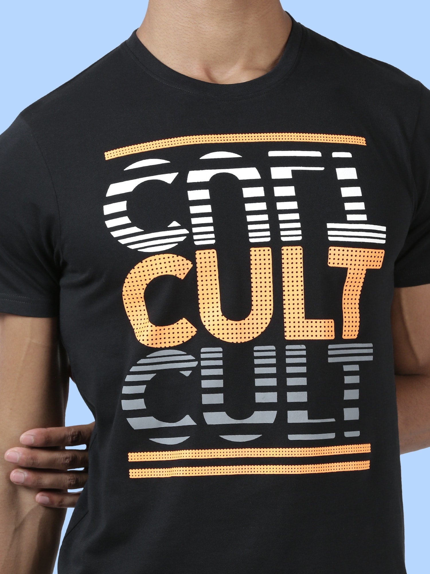 Signature Upside Down Black Gym Tee