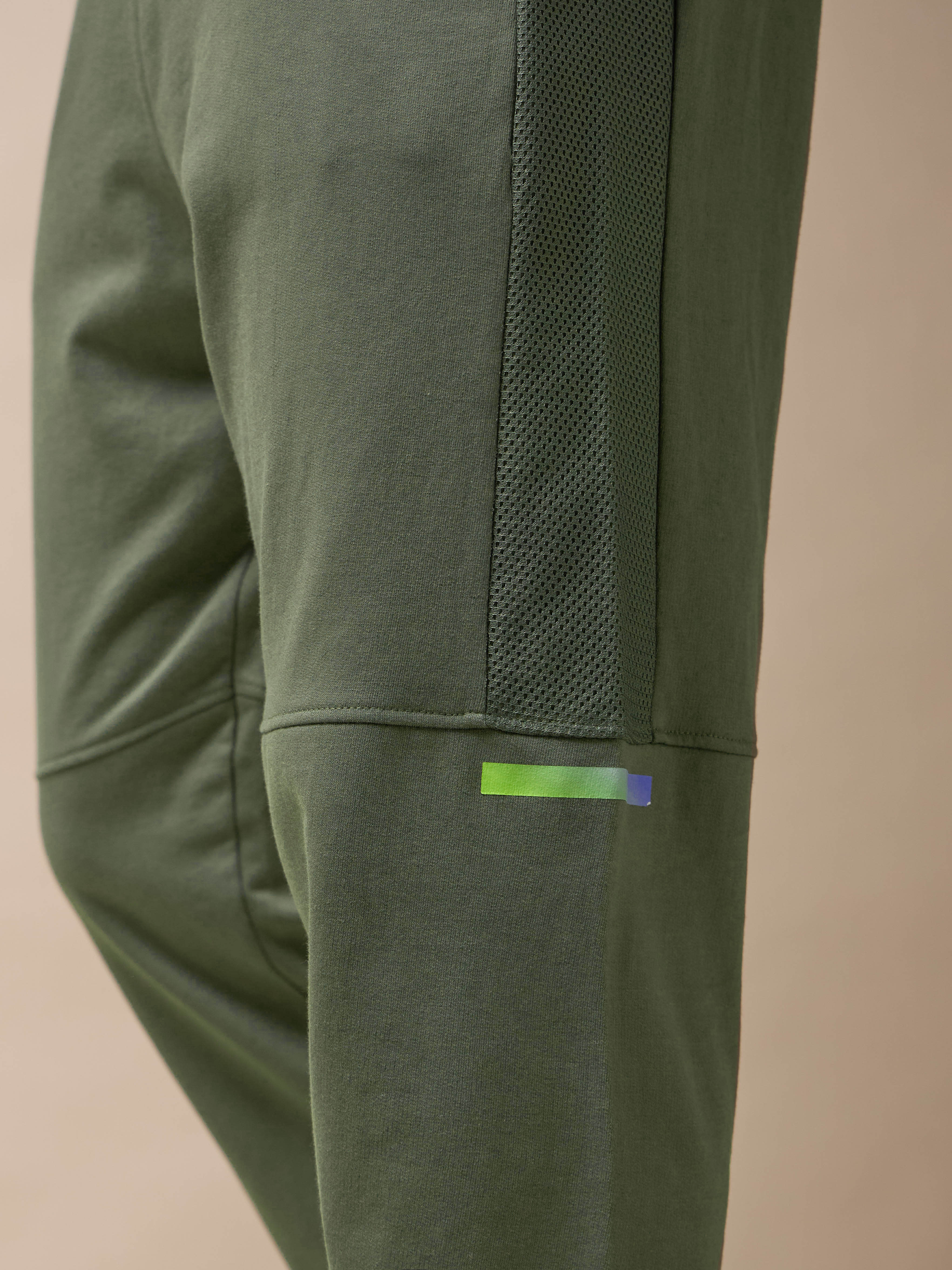 Men Olive Power Joggers