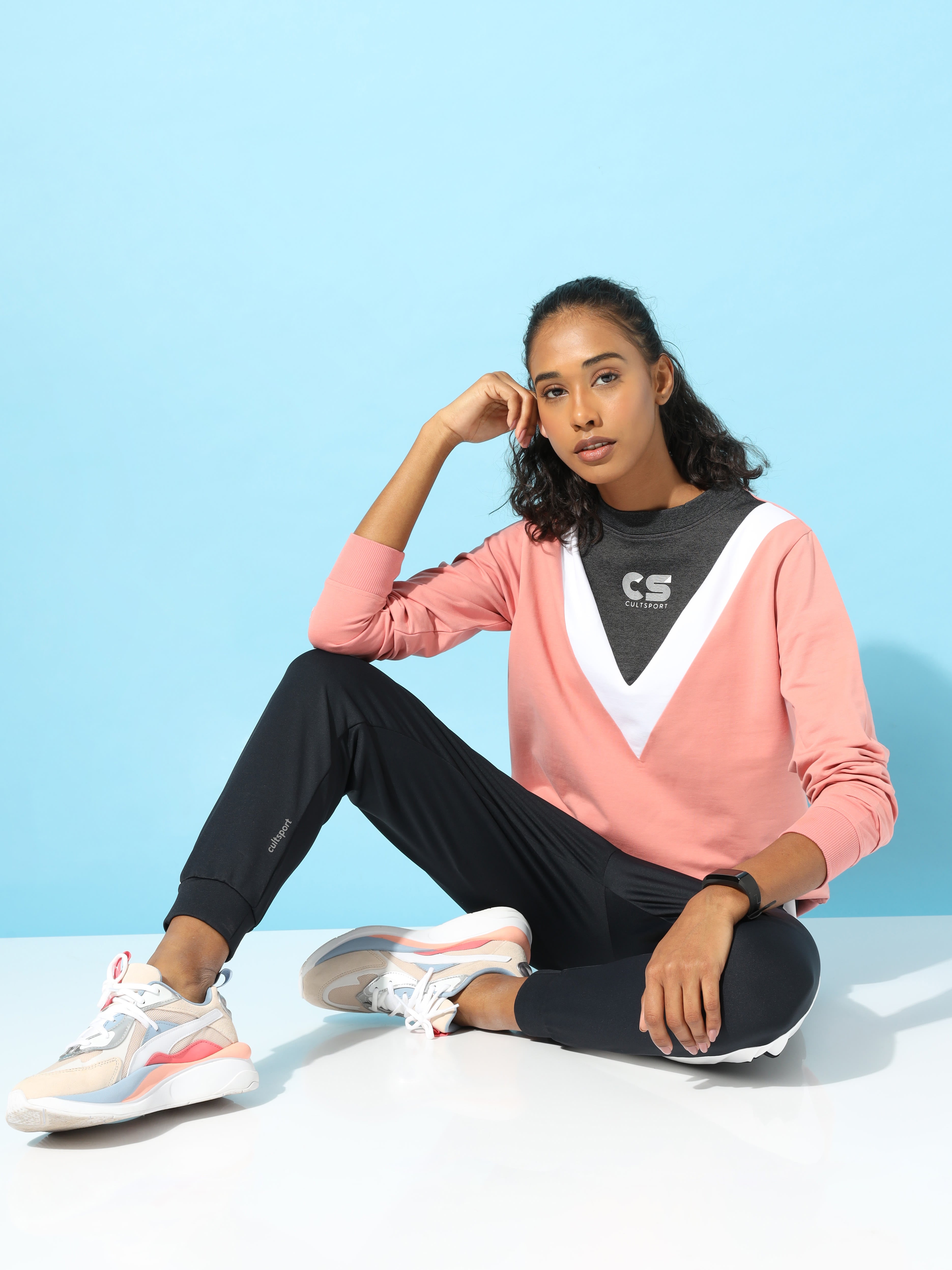 LAYR Colorblock Sweatshirt