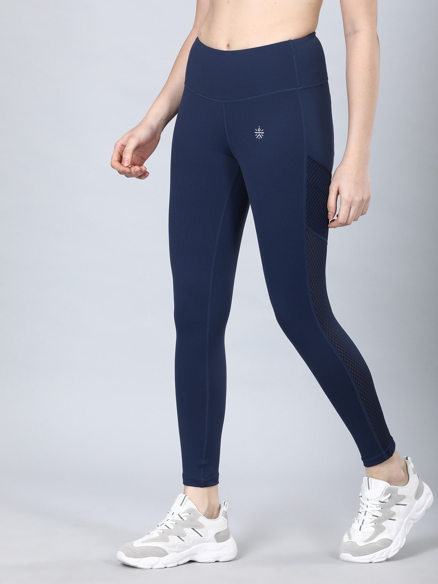 Absolute Fit High Spirit Navy Mesh Leggings