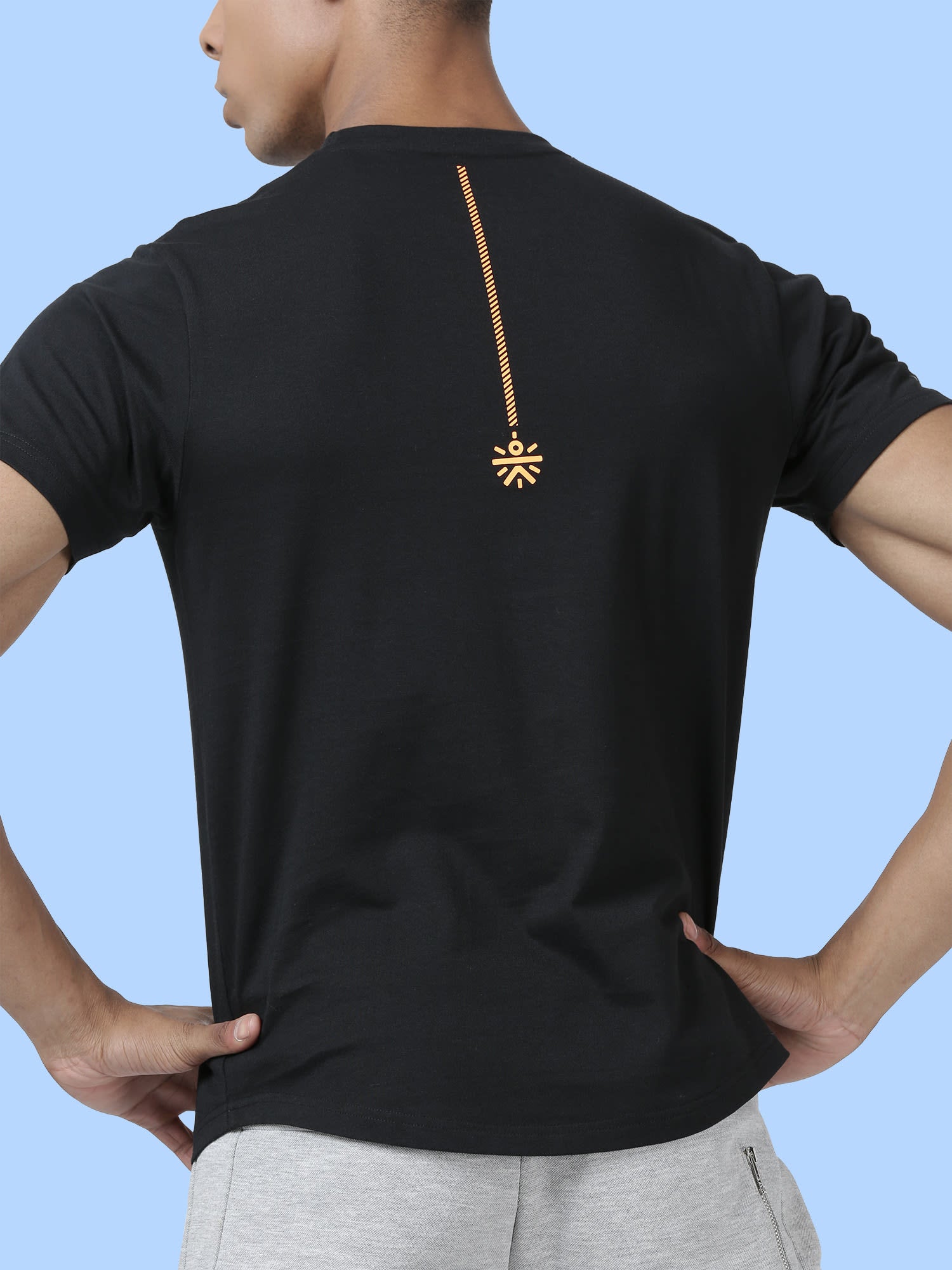 Signature Upside Down Black Gym Tee