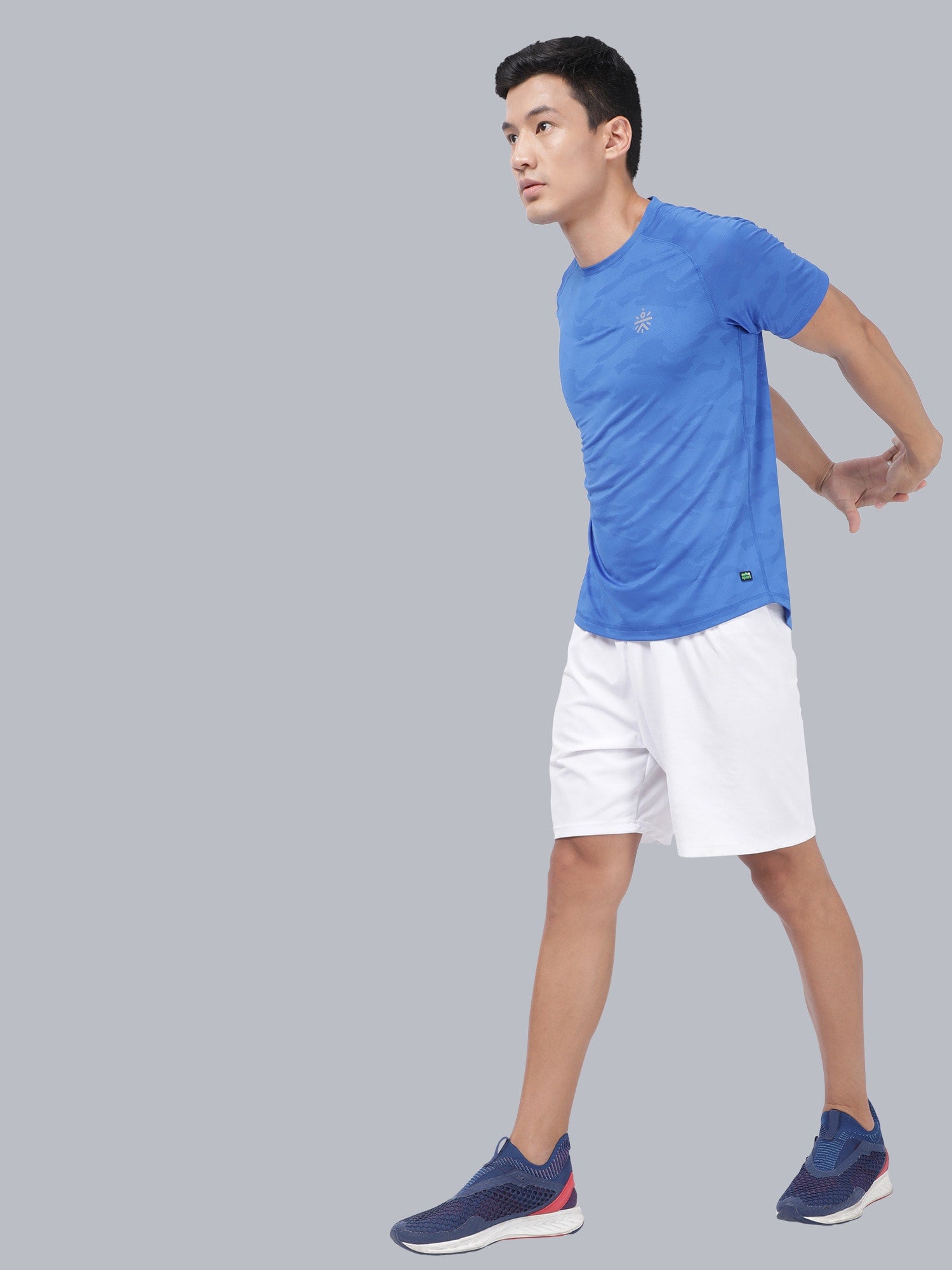 Vital Breathe Blue Running Relaxed Tee