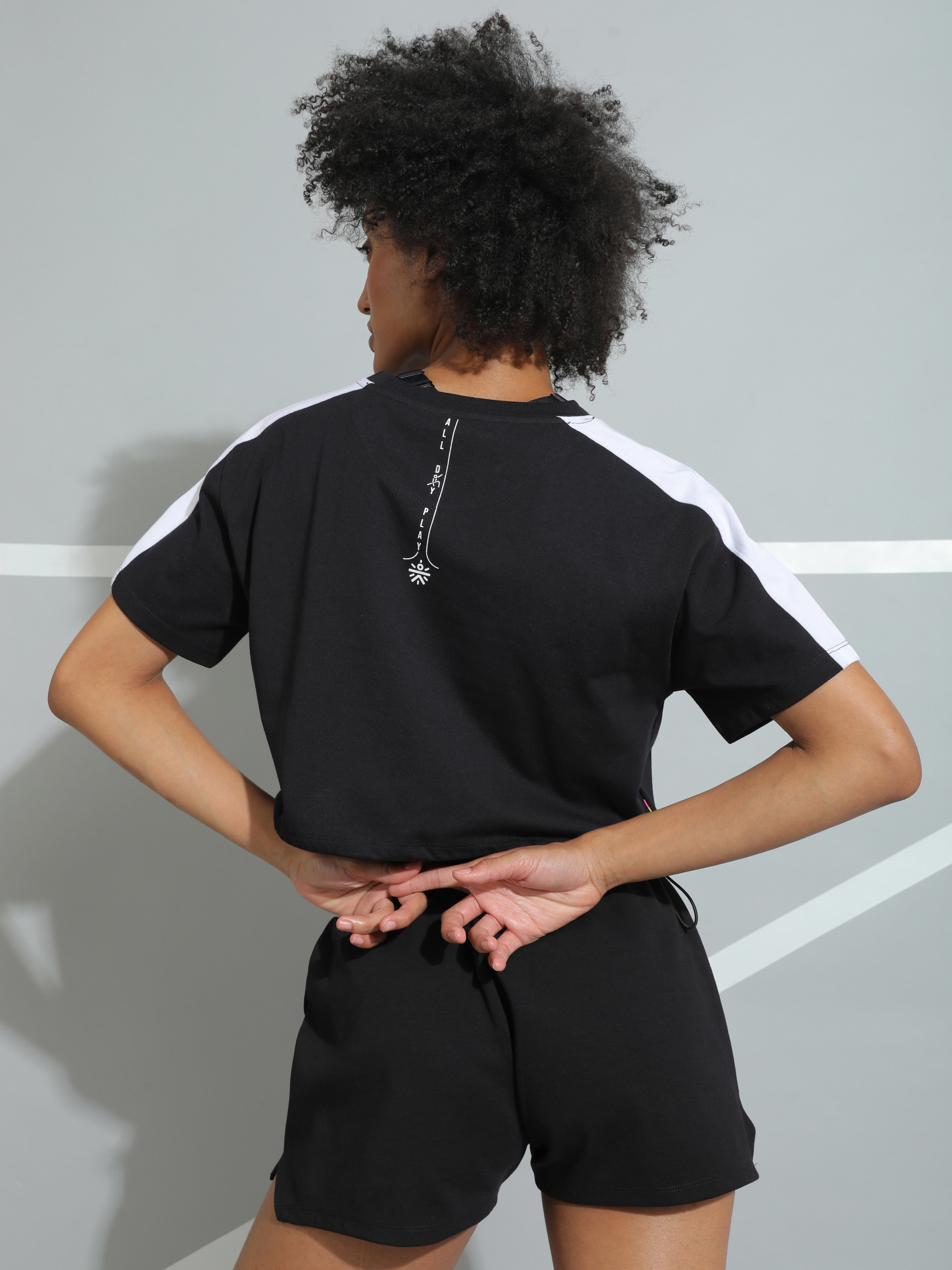 Colourblock Active Crop Top