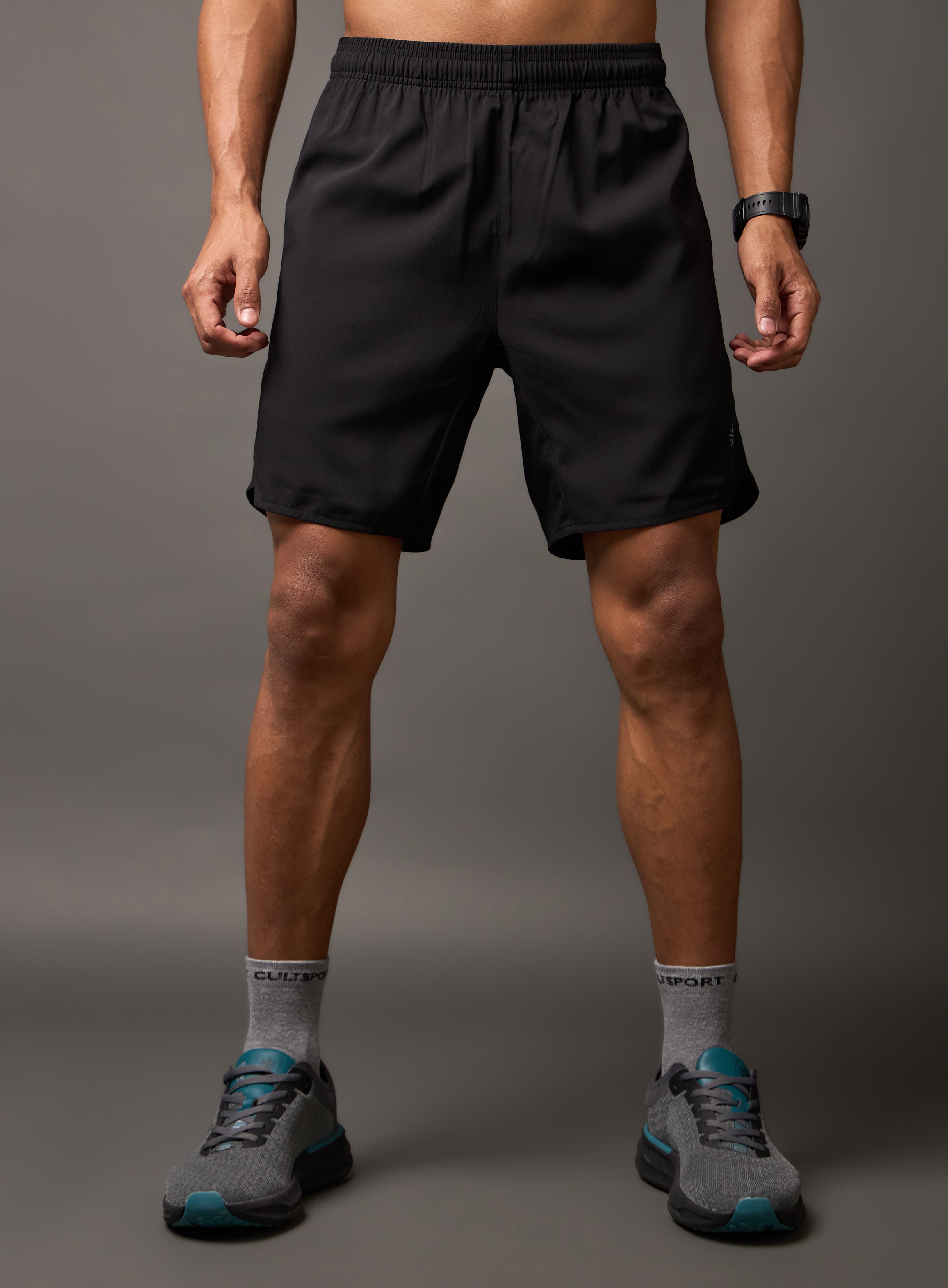 Iconic Black Running Shorts