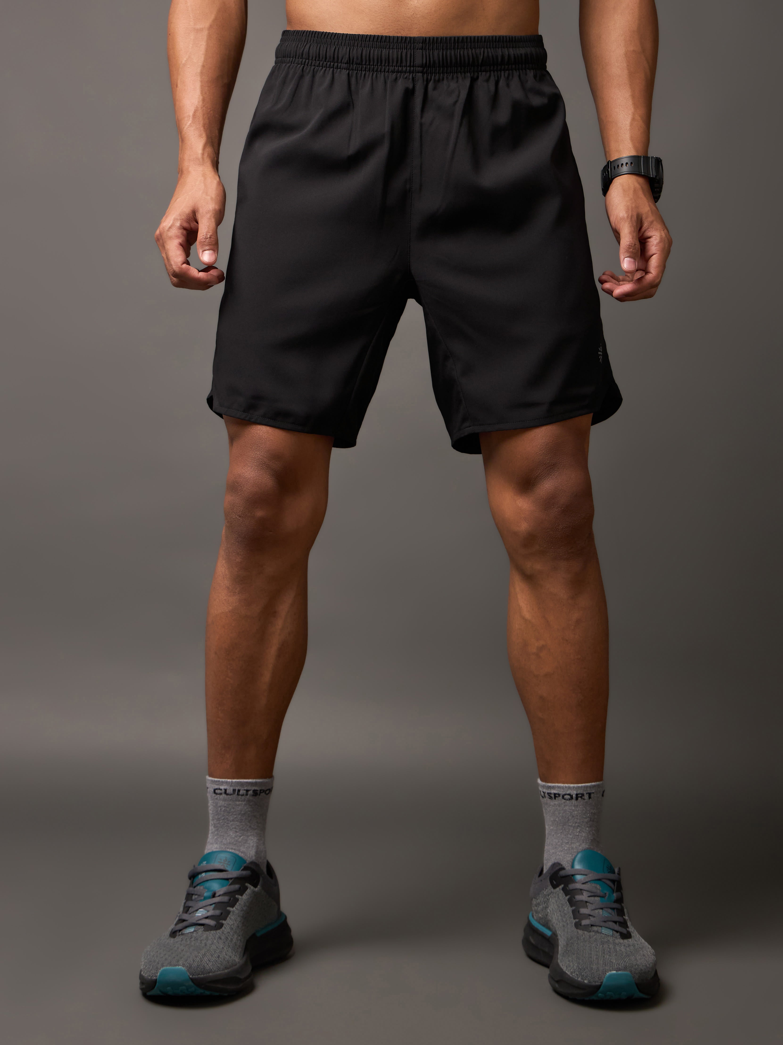 Iconic Black Running Shorts