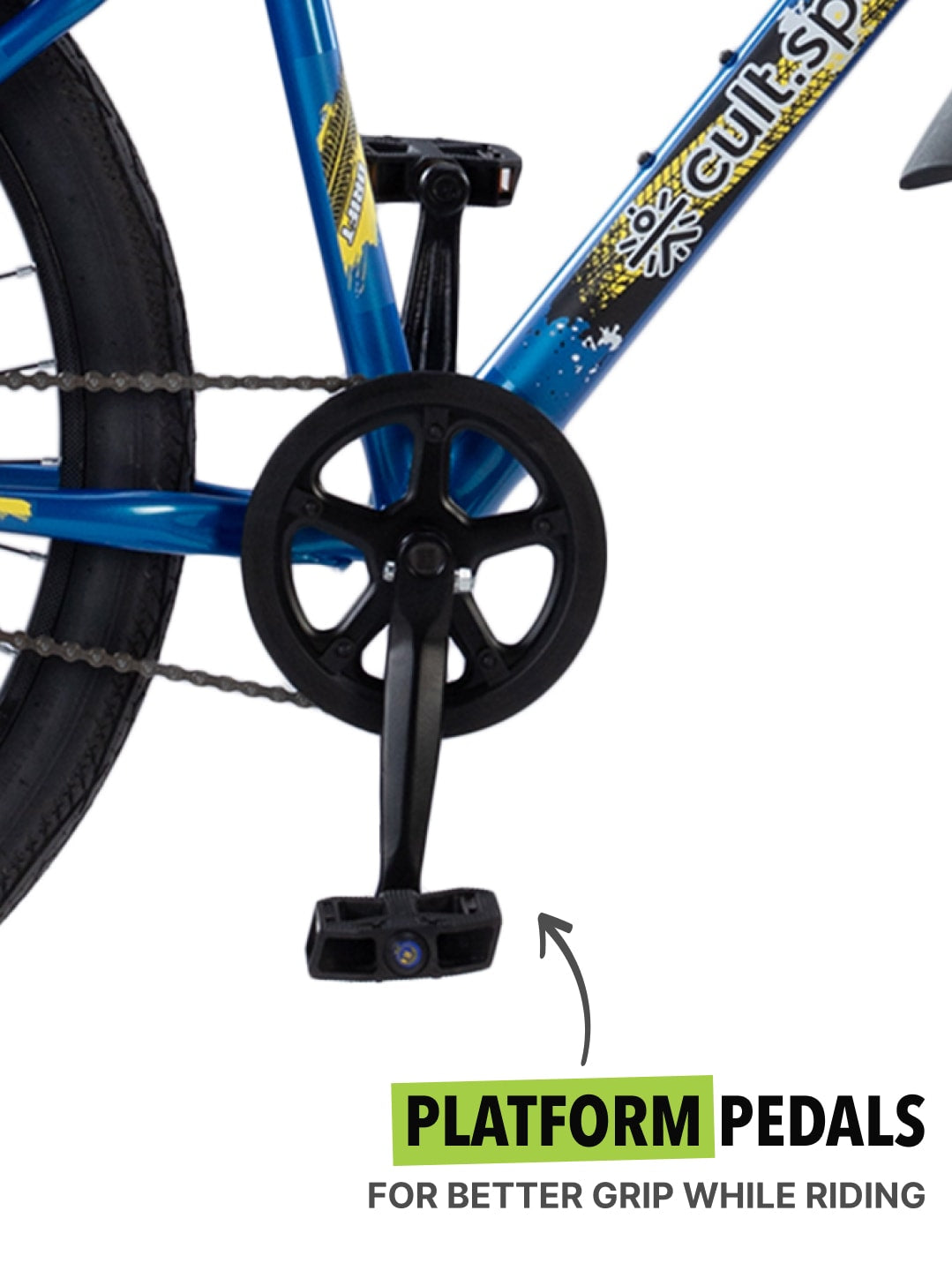 ROKKPRO26TBLUE Steel Single Speed 26 inch Mountain Cycle with Single Wall Rim and Rigid Fork