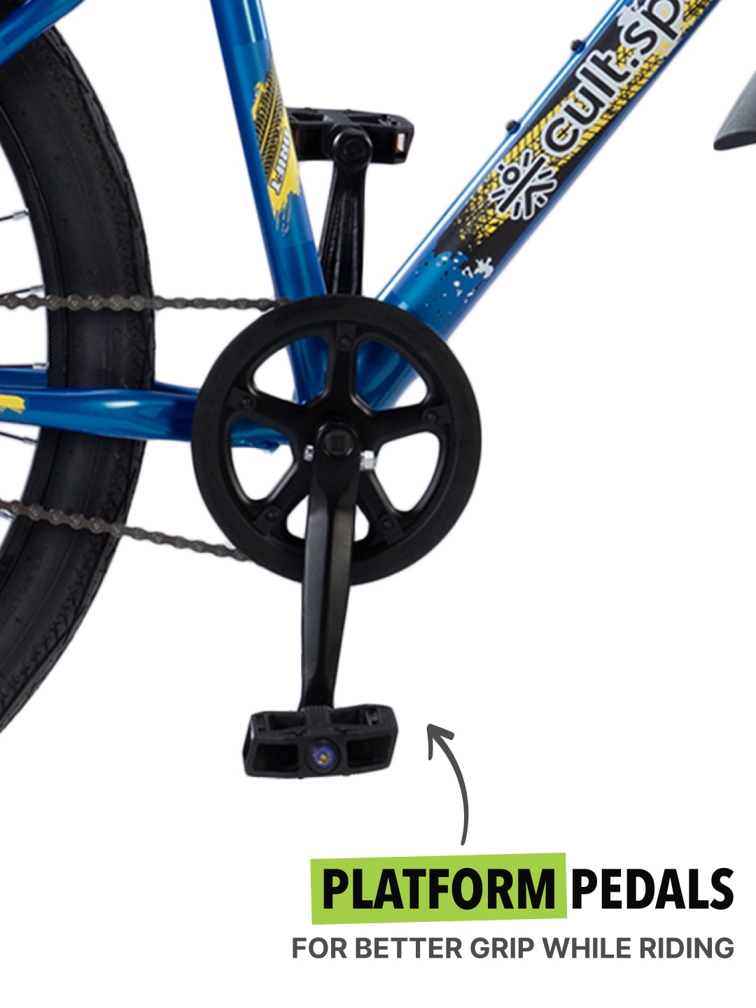 ROKKPRO26TBLUE Steel Single Speed 26 inch Mountain Cycle with Single Wall Rim and Rigid Fork