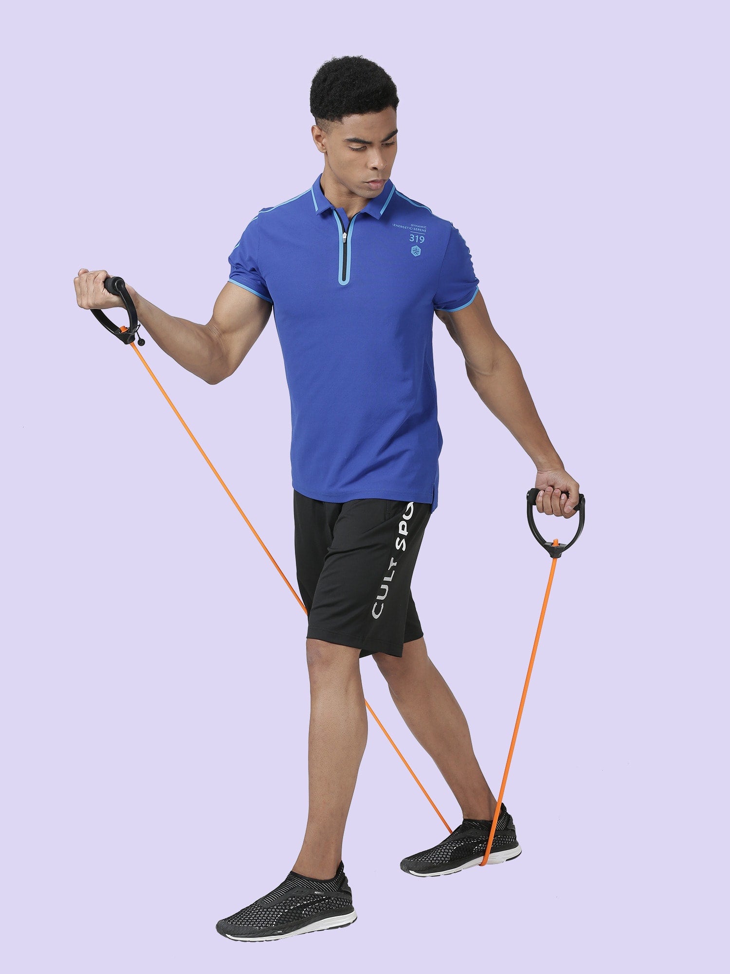 Blakout Sleek Blue Relaxed Polo