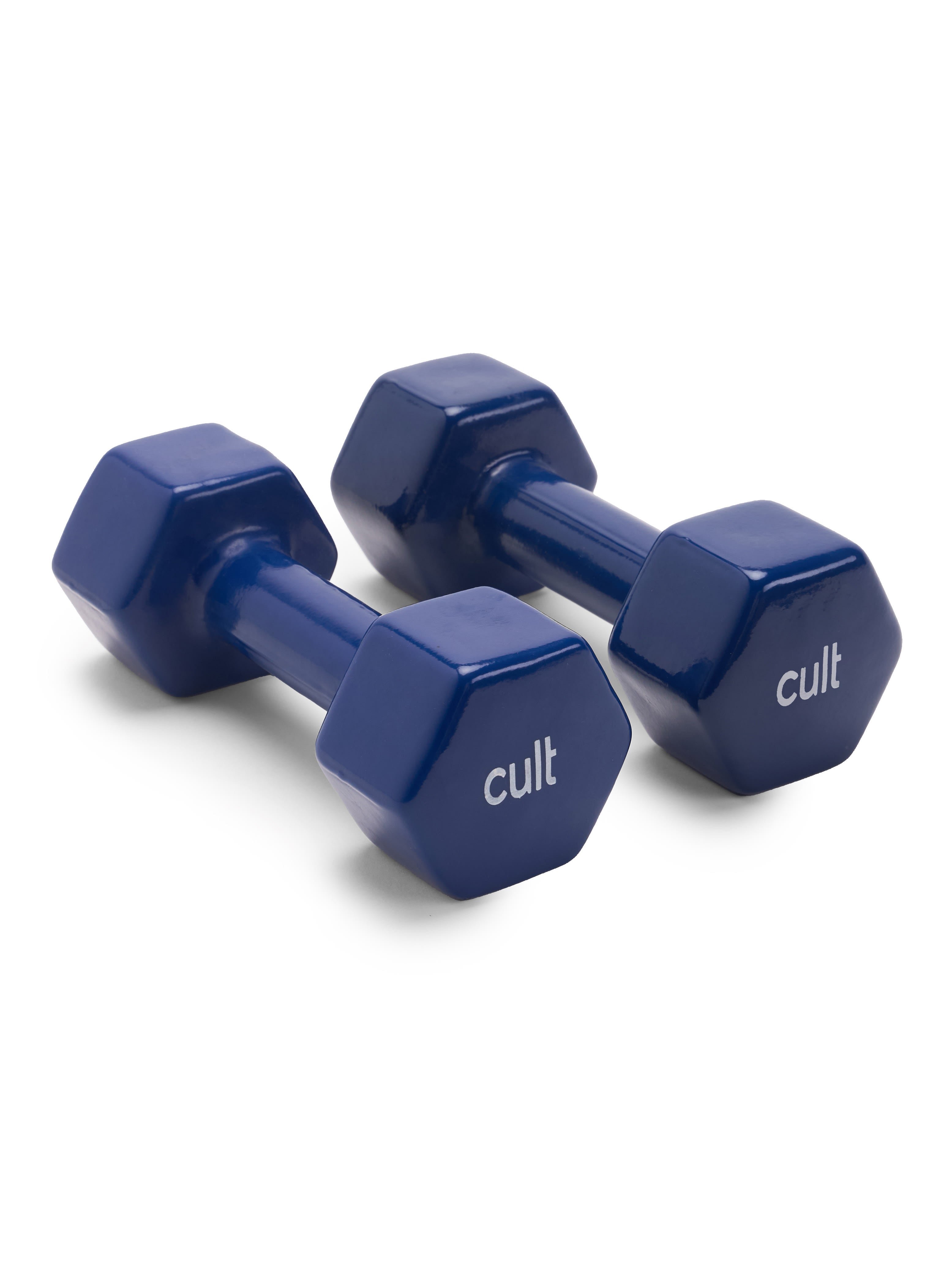 Vinyl Dumbbell 5Kg x 2 Blue