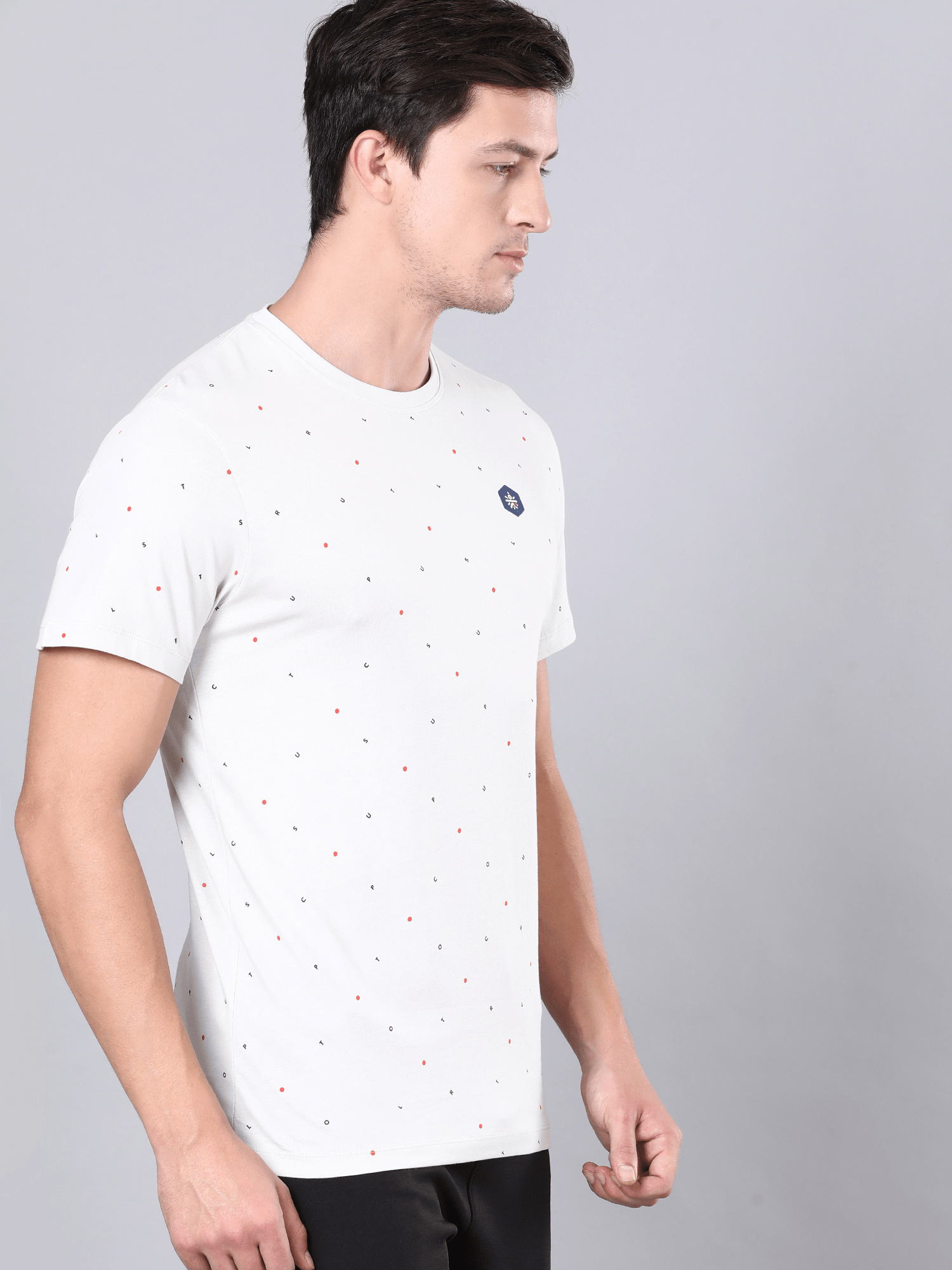 Everydays alpha Glacier Grey Cotton Tee