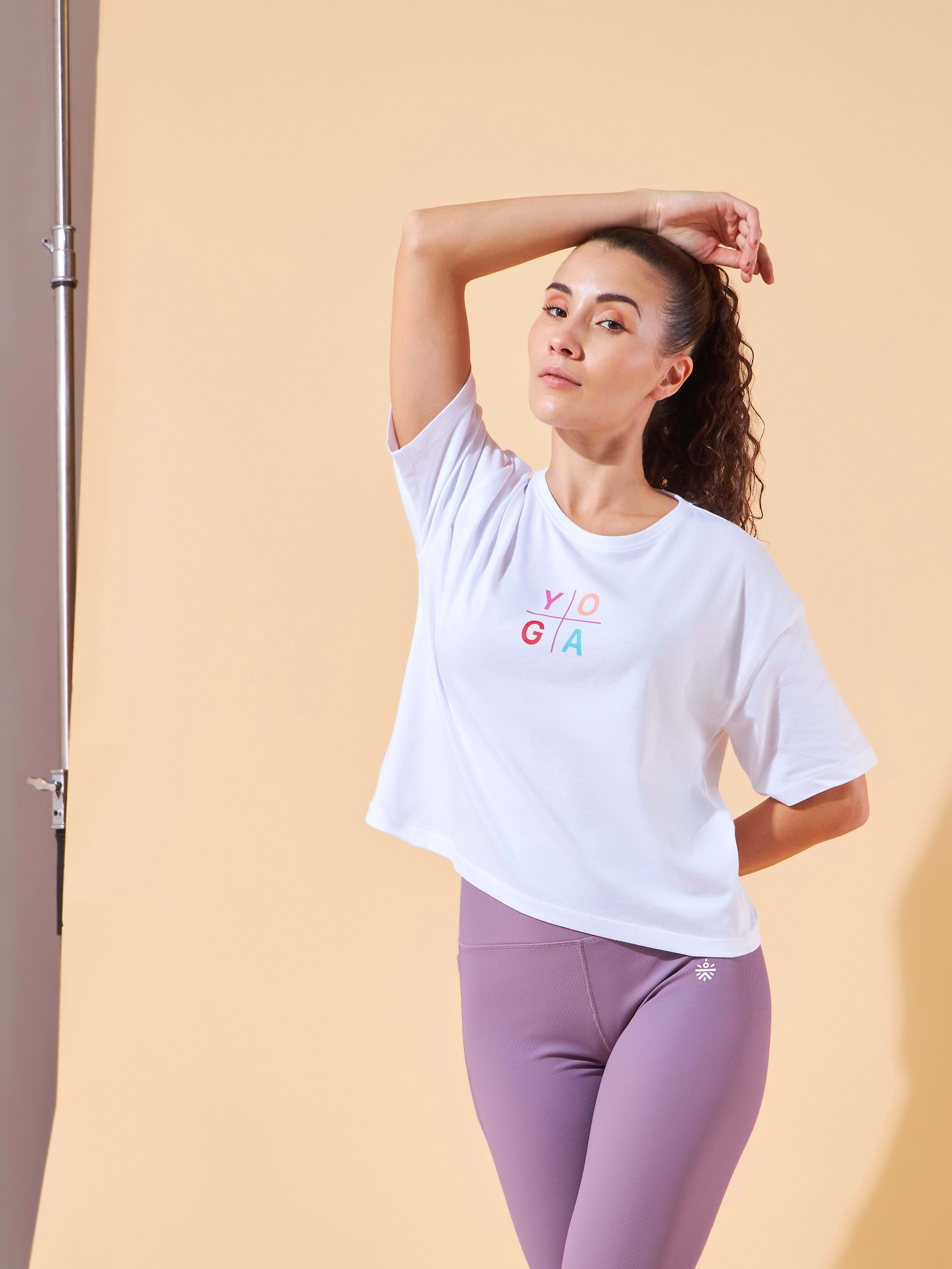 Yoga Cotton Boxy Graphic T-shirt