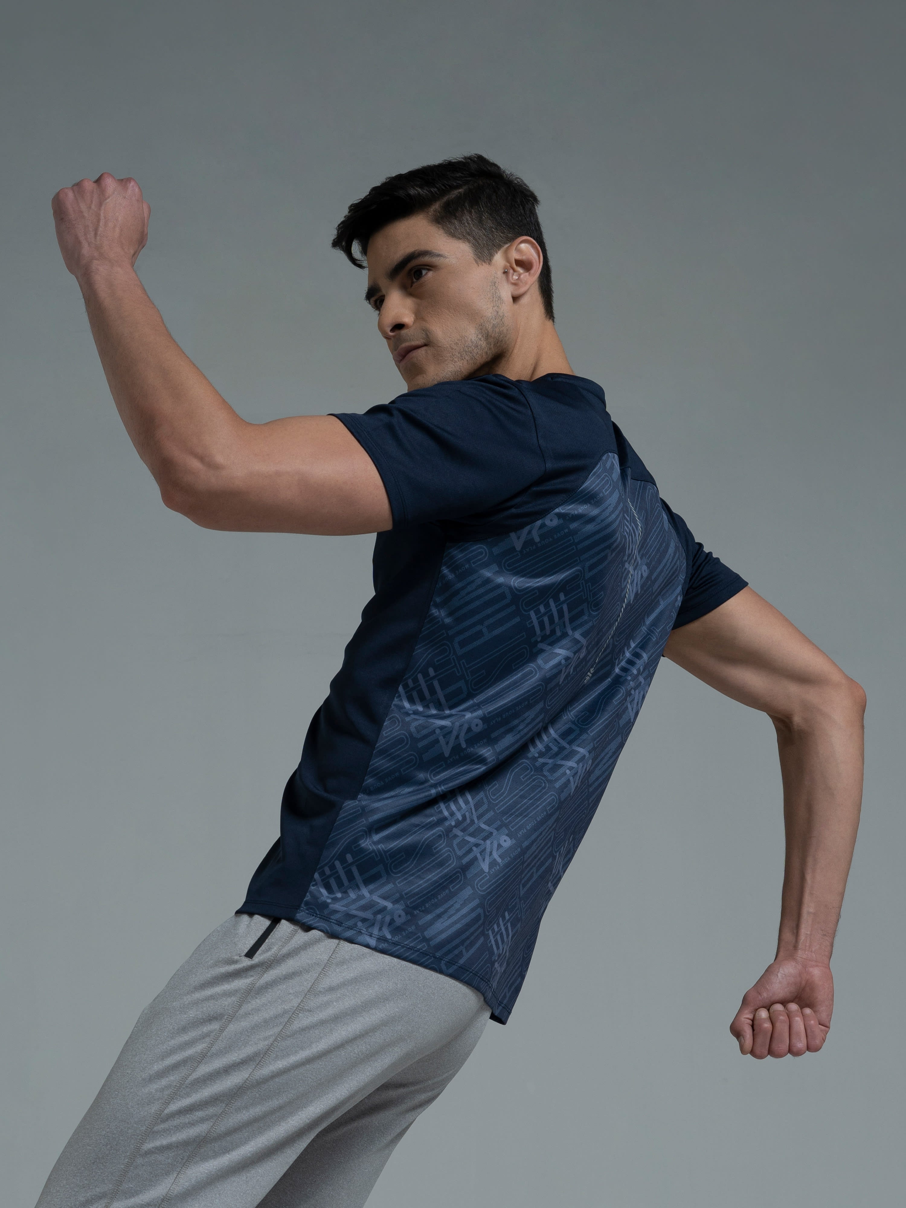 FlashRun Print Mix Men's Running T-shirt