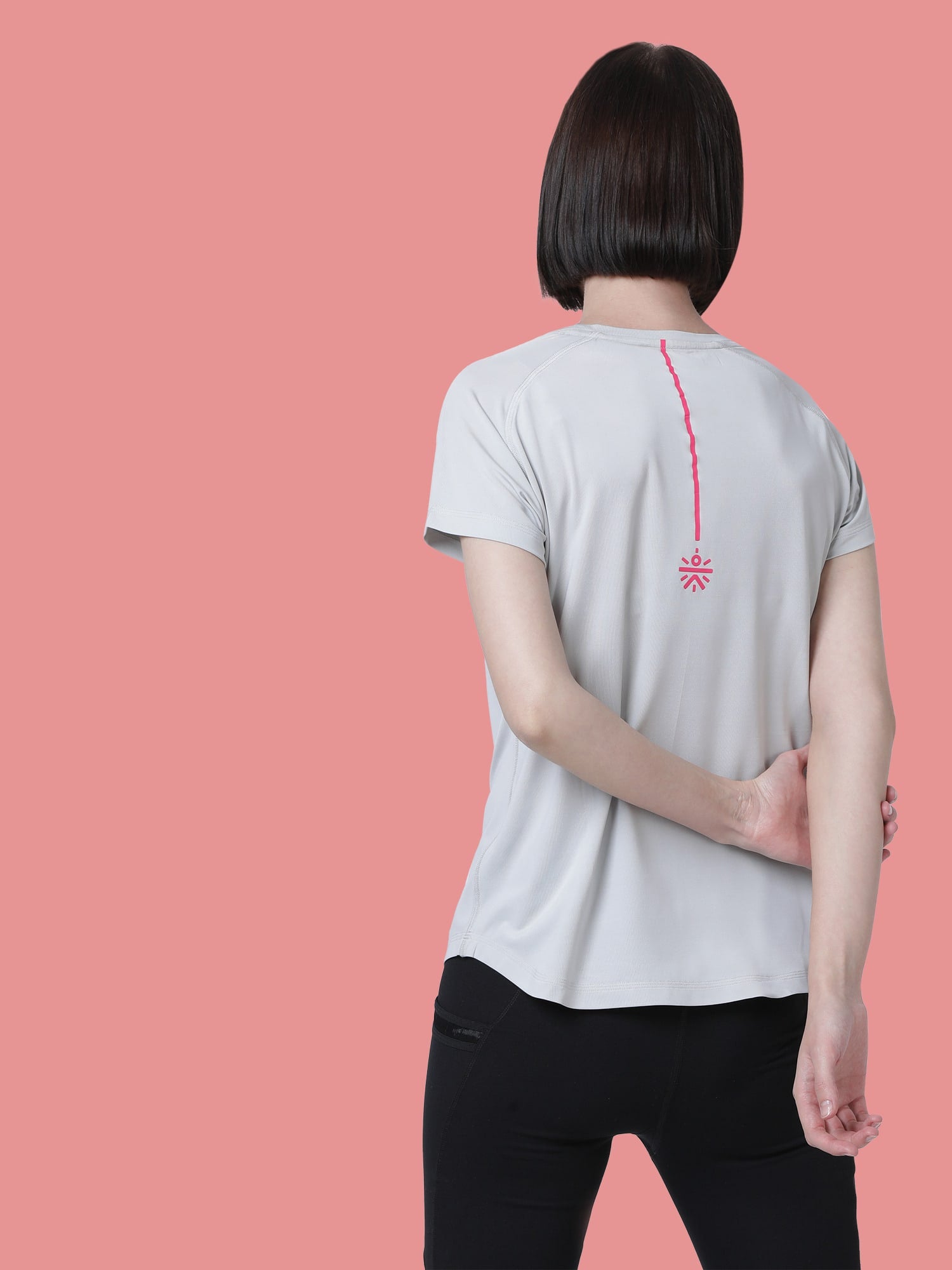 Vital Rep Quite Grey Training Slim Tee