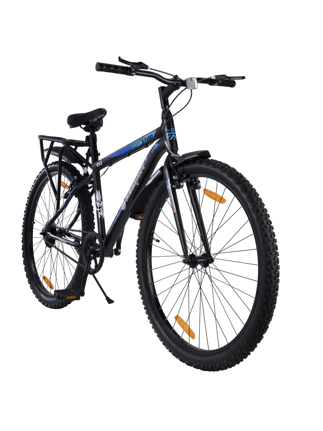 StudIBC27.5Black Steel Single Speed 27.5 inch Mountain Cycle with Single Wall Rim and Rigid Fork
