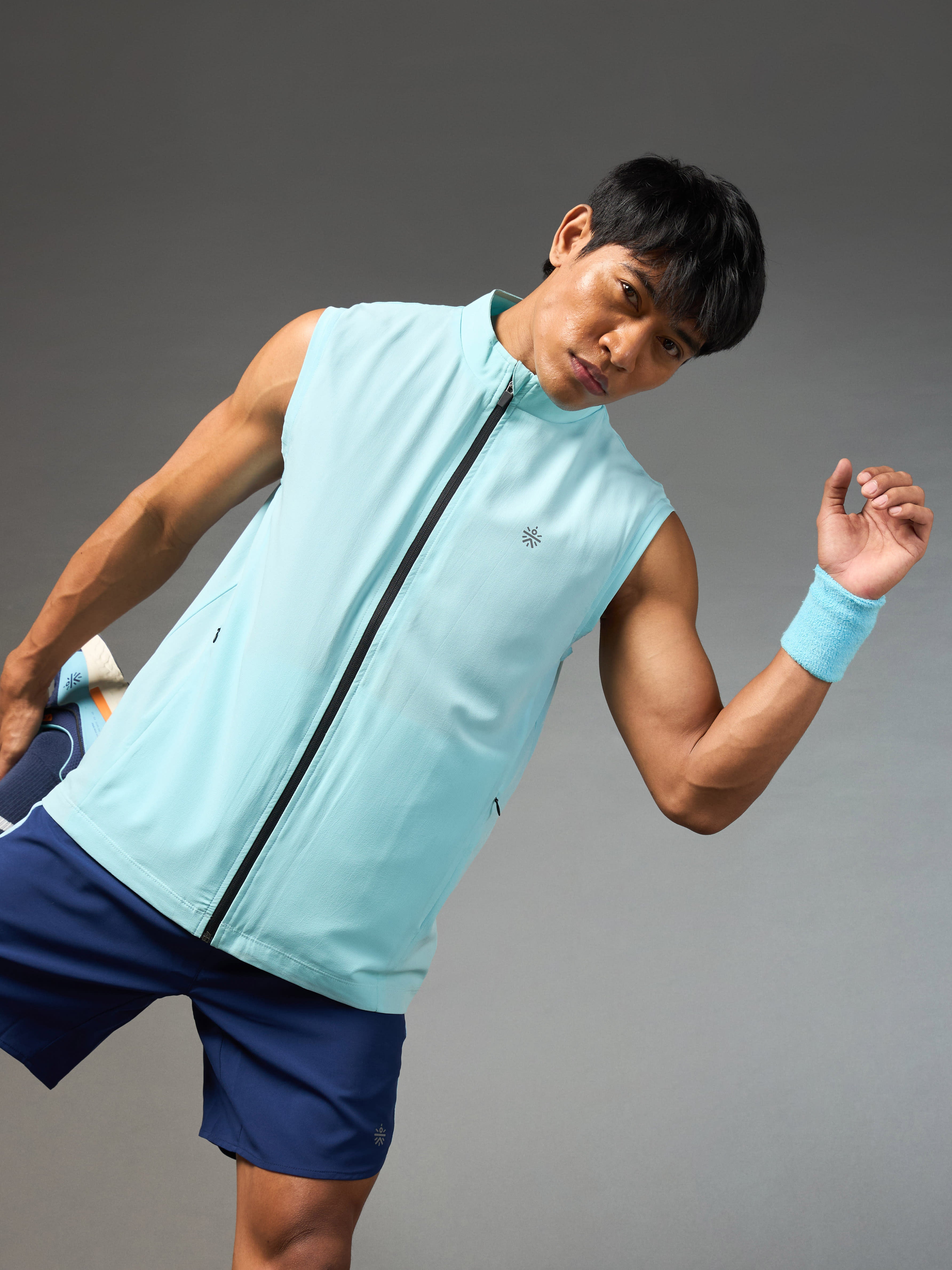 Dawn to Dusk SkyBlue Running Gillet