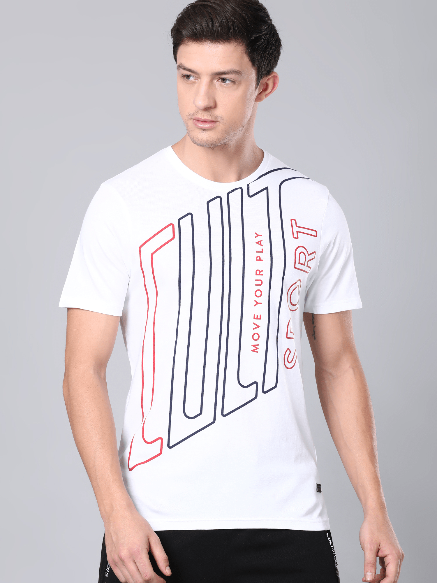 Everydays Dart White Cotton Tee