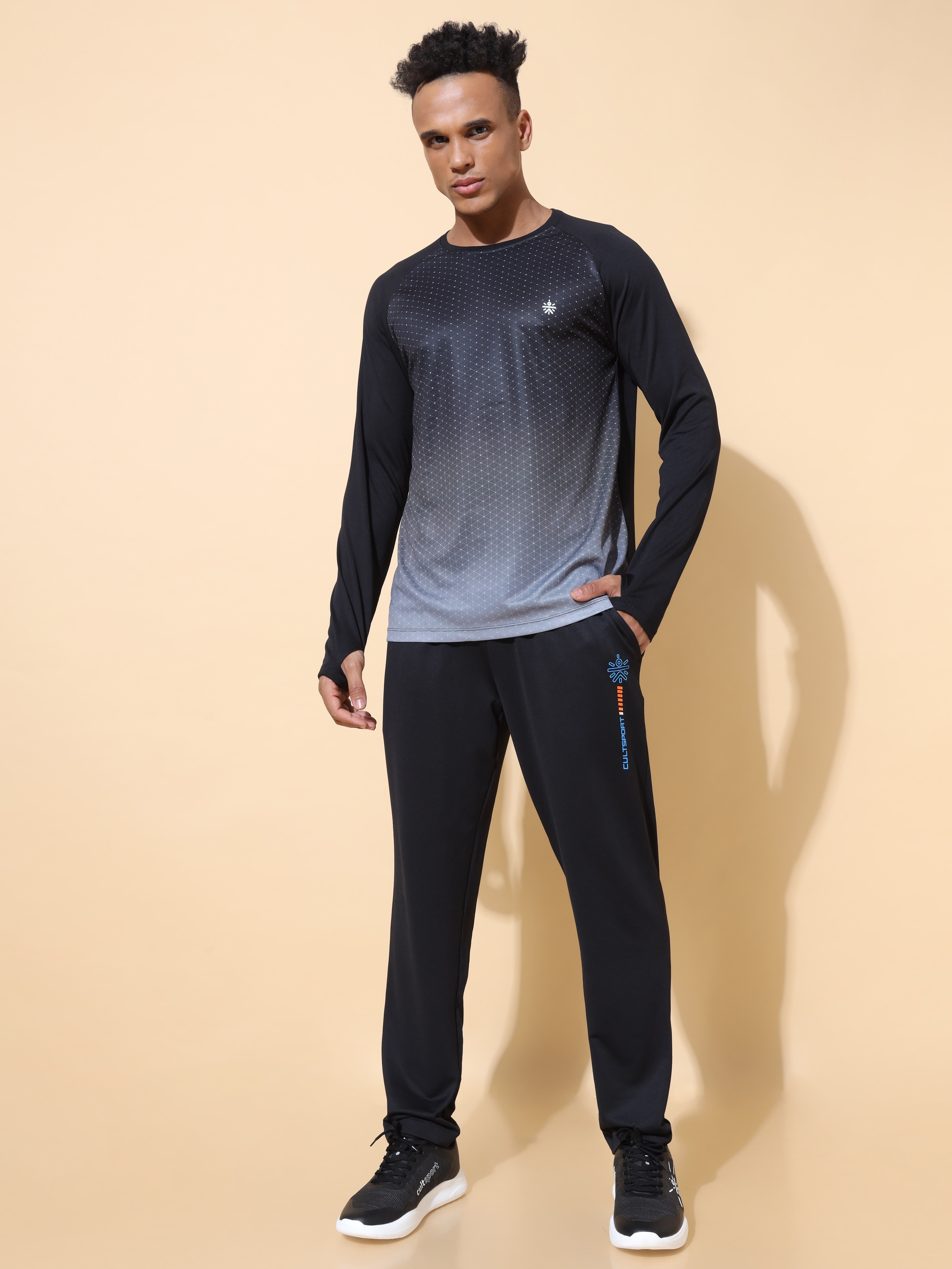 Active Track Pants with Graphic Print