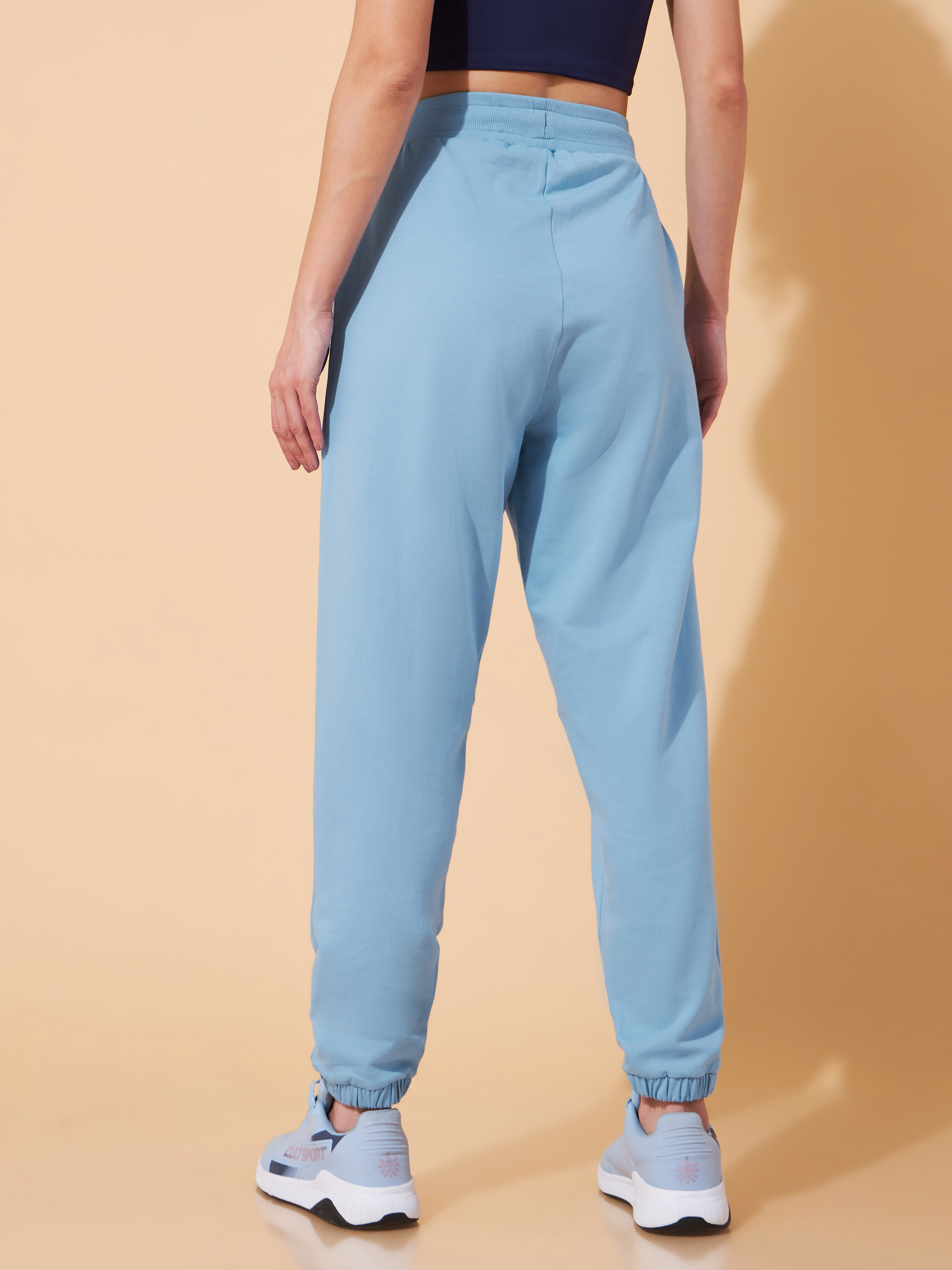 Women Sky Blue Move All Day Joggers